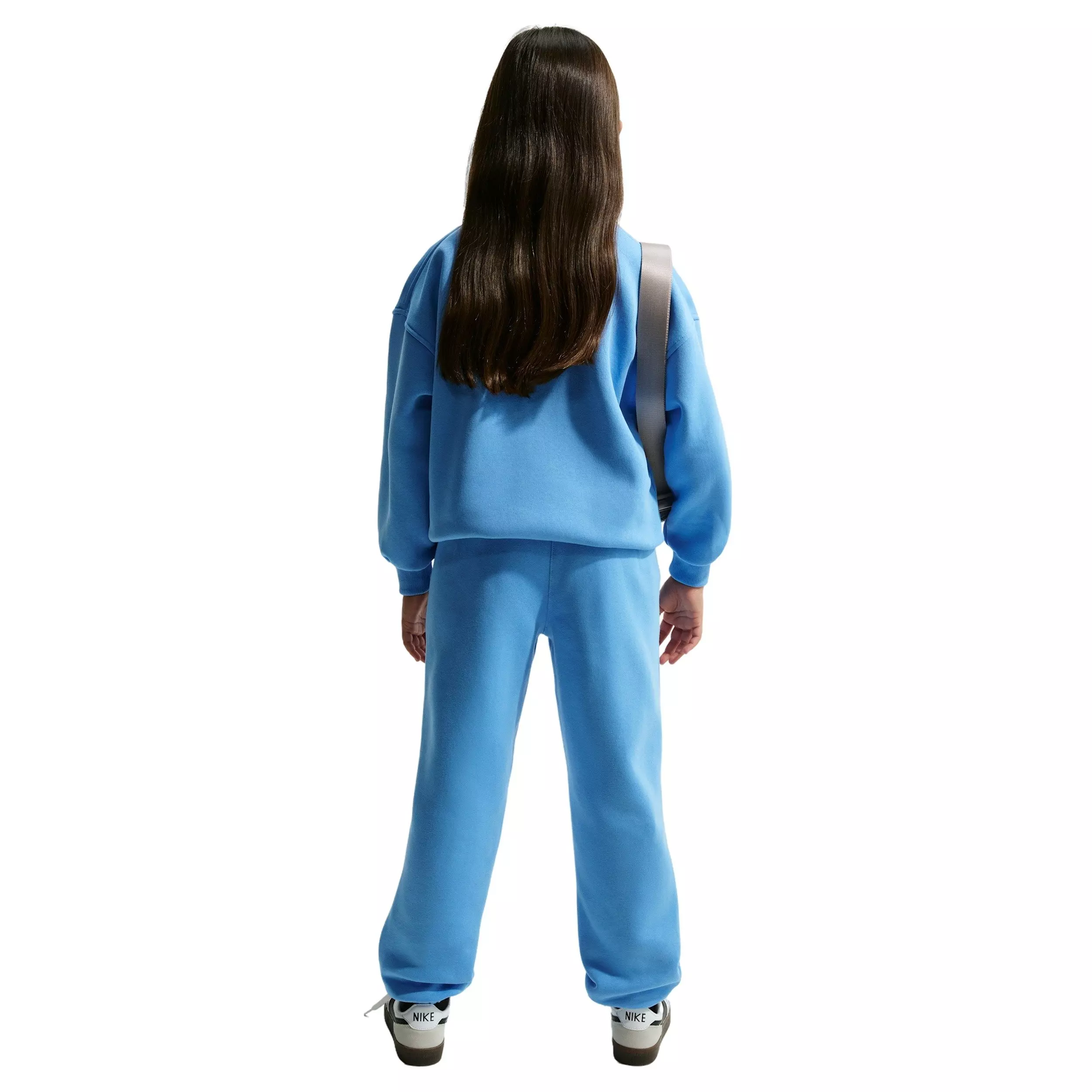 Nike Big Girls' Sportswear Club Fleece Loose Trousers - Blue - BLUE