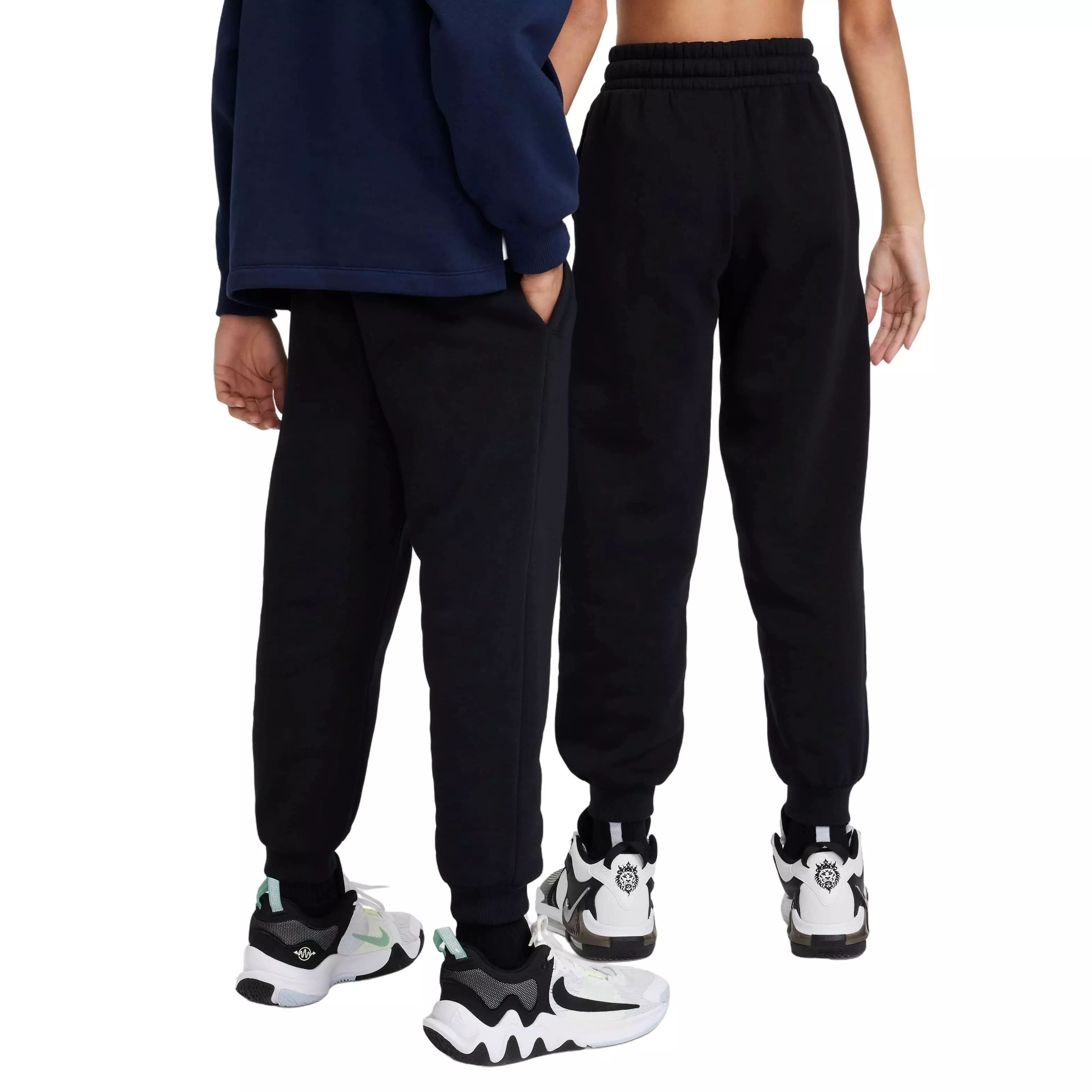 Nike Big Kids' Culture of Basketball Fleece Basketball Pants - BLACK