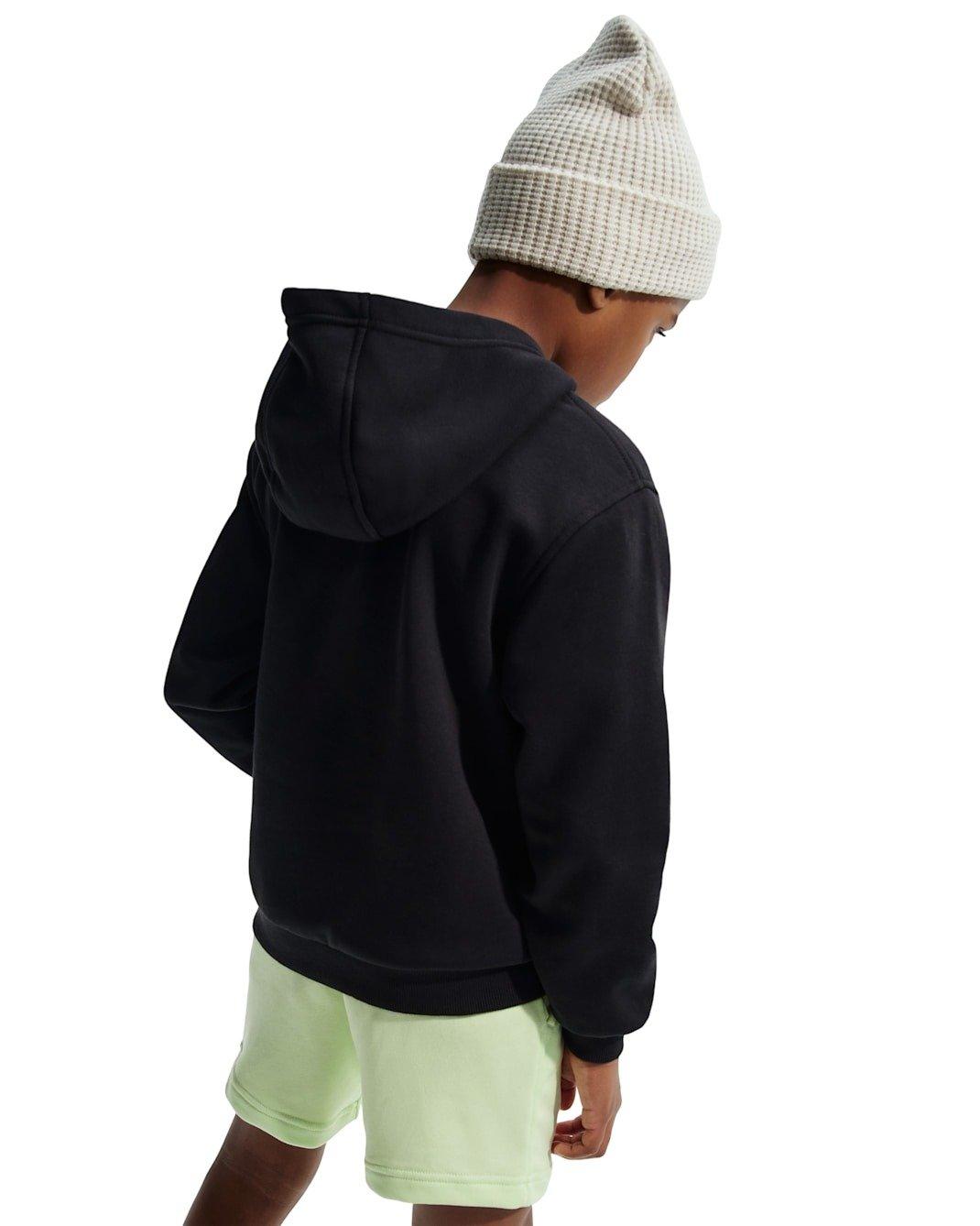 Nike Sportswear Club Fleece Big Kids' Black Hoodie