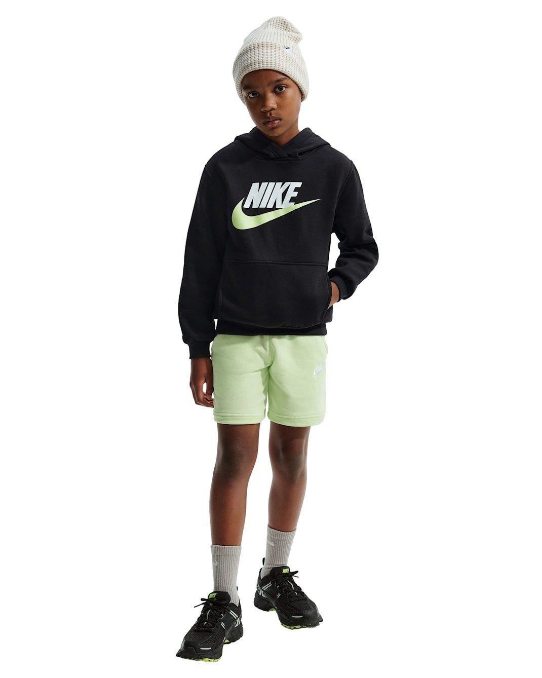 Nike Sportswear Club Fleece Big Kids' Black Hoodie