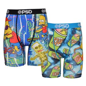 PSD Big Boys' Bart Simpson Vibes Underwear-2PK