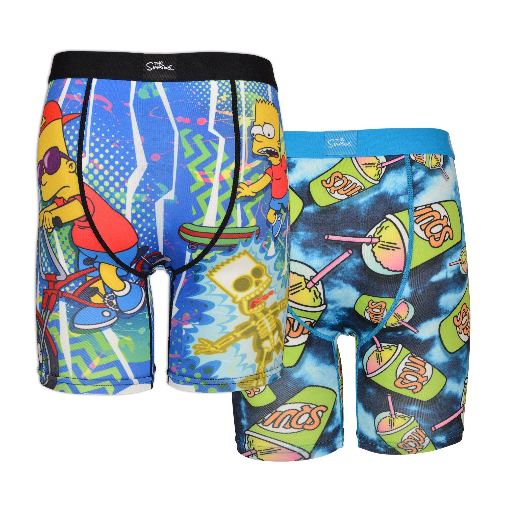 PSD Bart Simpson Vibes Big Boys' Underwear-2PK