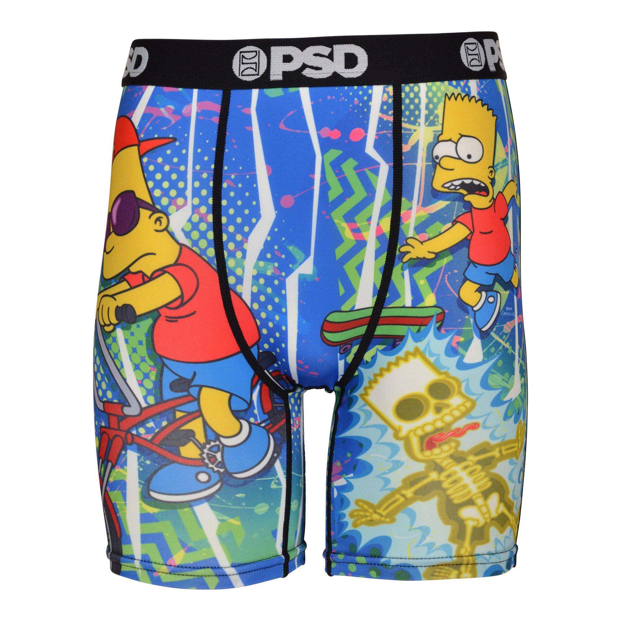 PSD Bart Simpson Vibes Big Boys' Underwear-2PK