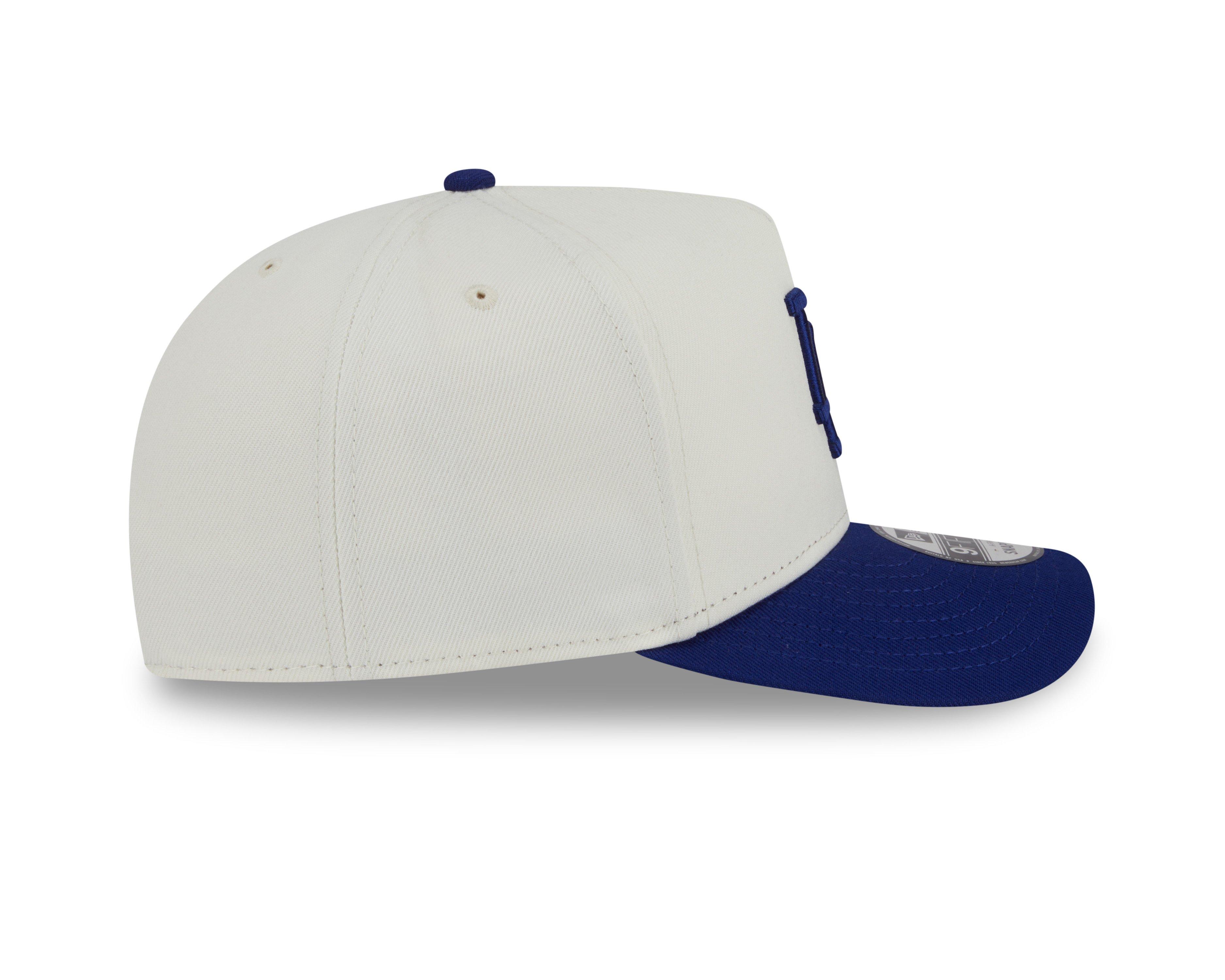 Men's New Era Los Angeles Dodgers 9FIFTY A Frame Florals Snapback Hat-Off White/Black