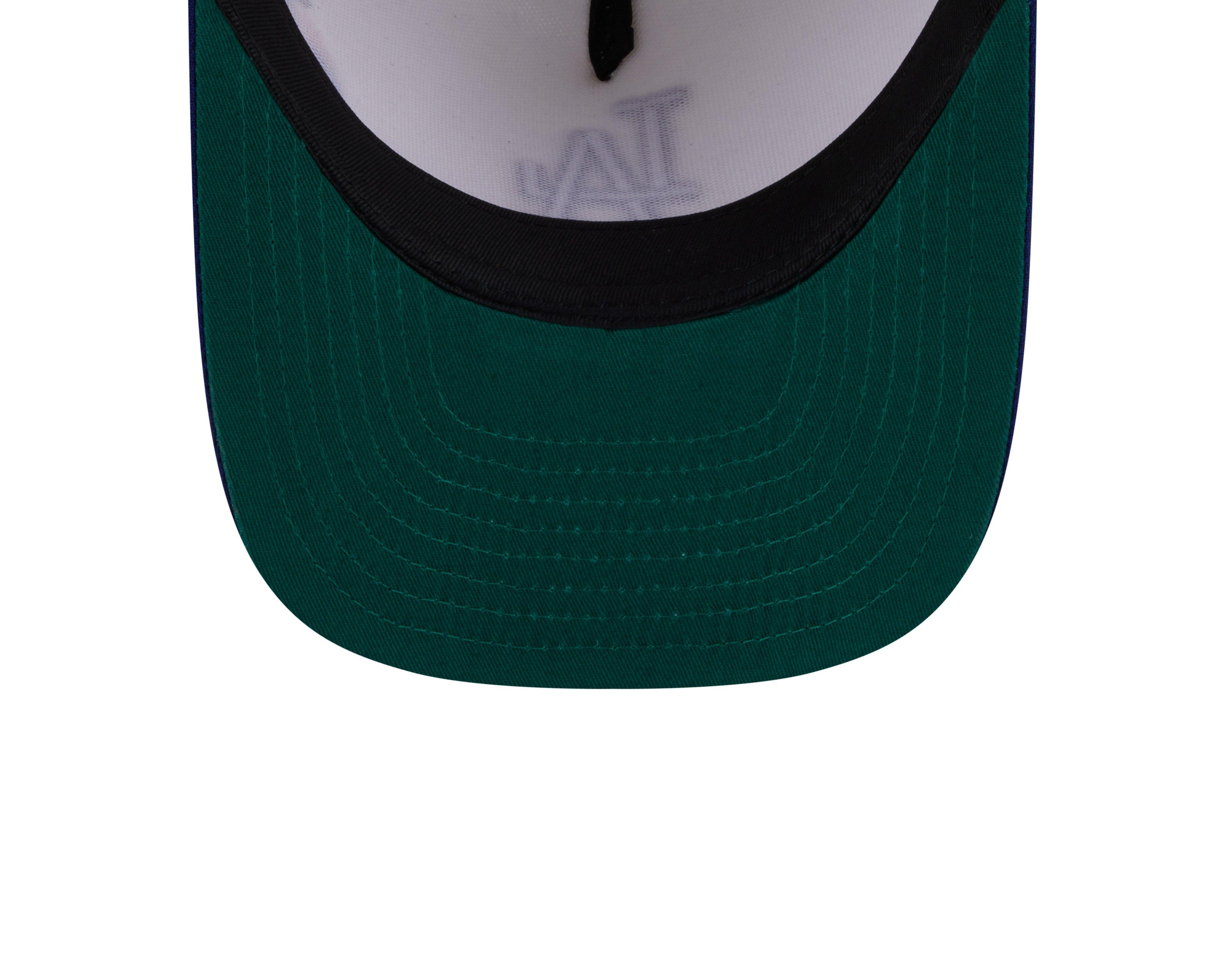 Men's New Era Los Angeles Dodgers 9FIFTY A Frame Florals Snapback Hat-Off White/Black