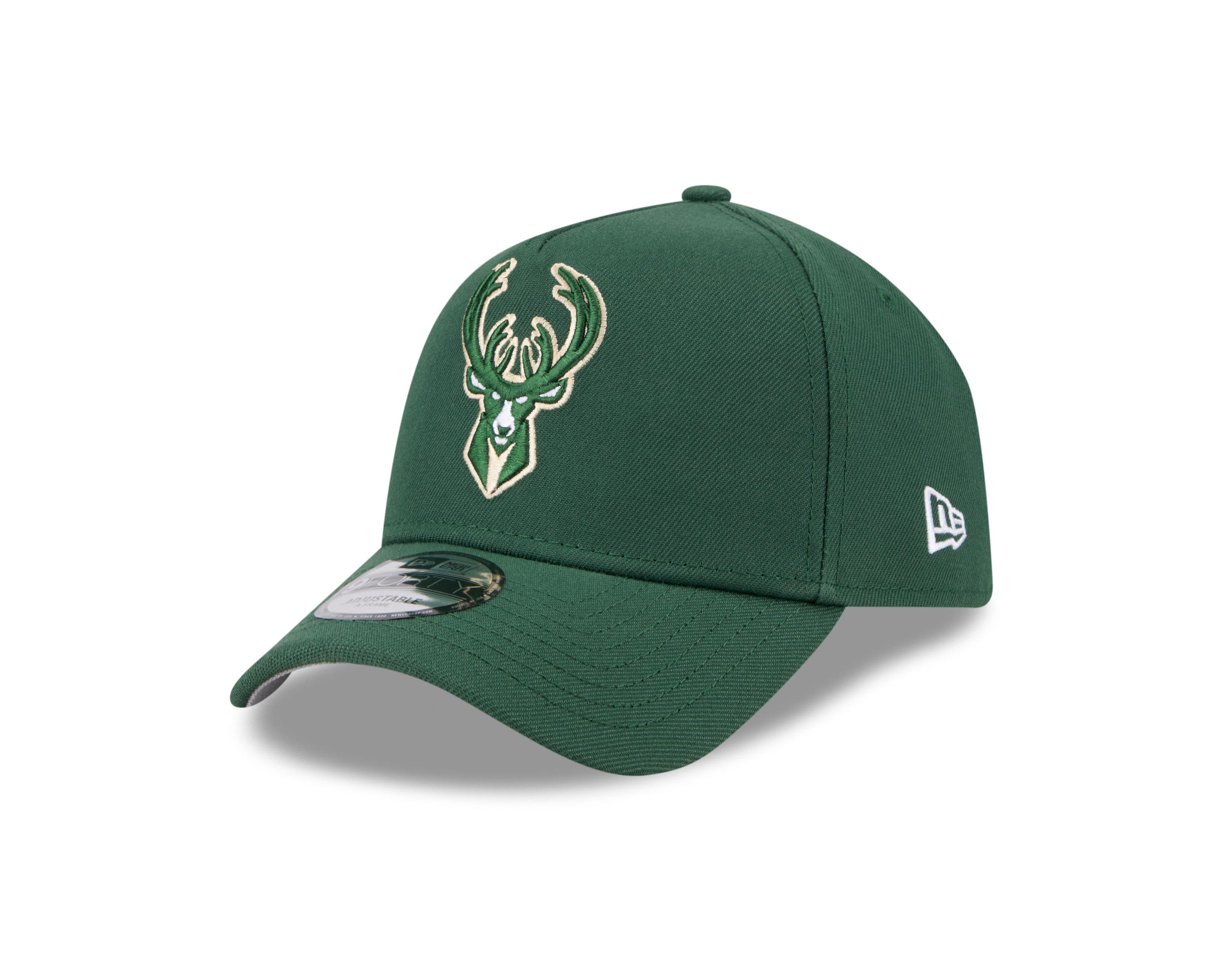 New Era Milwaukee Bucks 9FORTY A-Frame '24 Snapback-Green - GREEN Thumbnail View 1