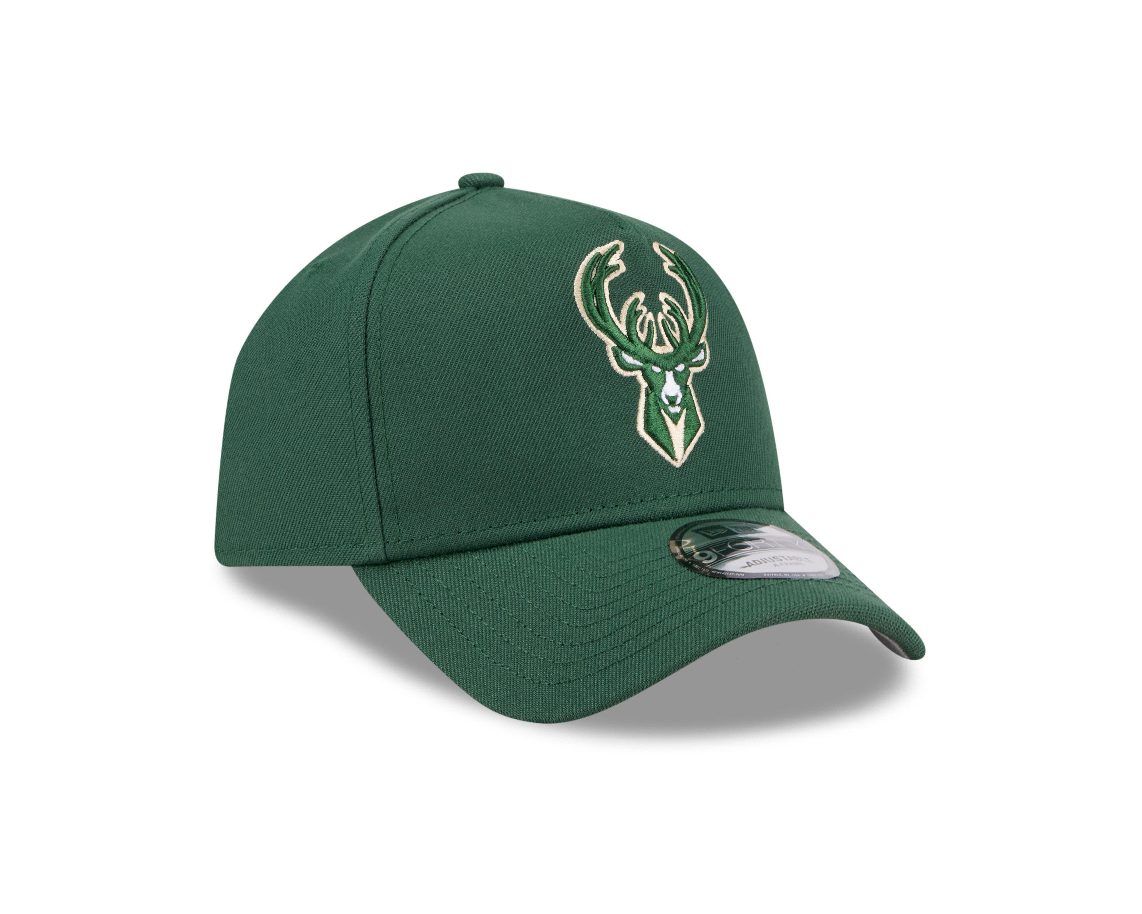 New Era Milwaukee Bucks 9FORTY A-Frame '24 Snapback-Green - GREEN Thumbnail View 2