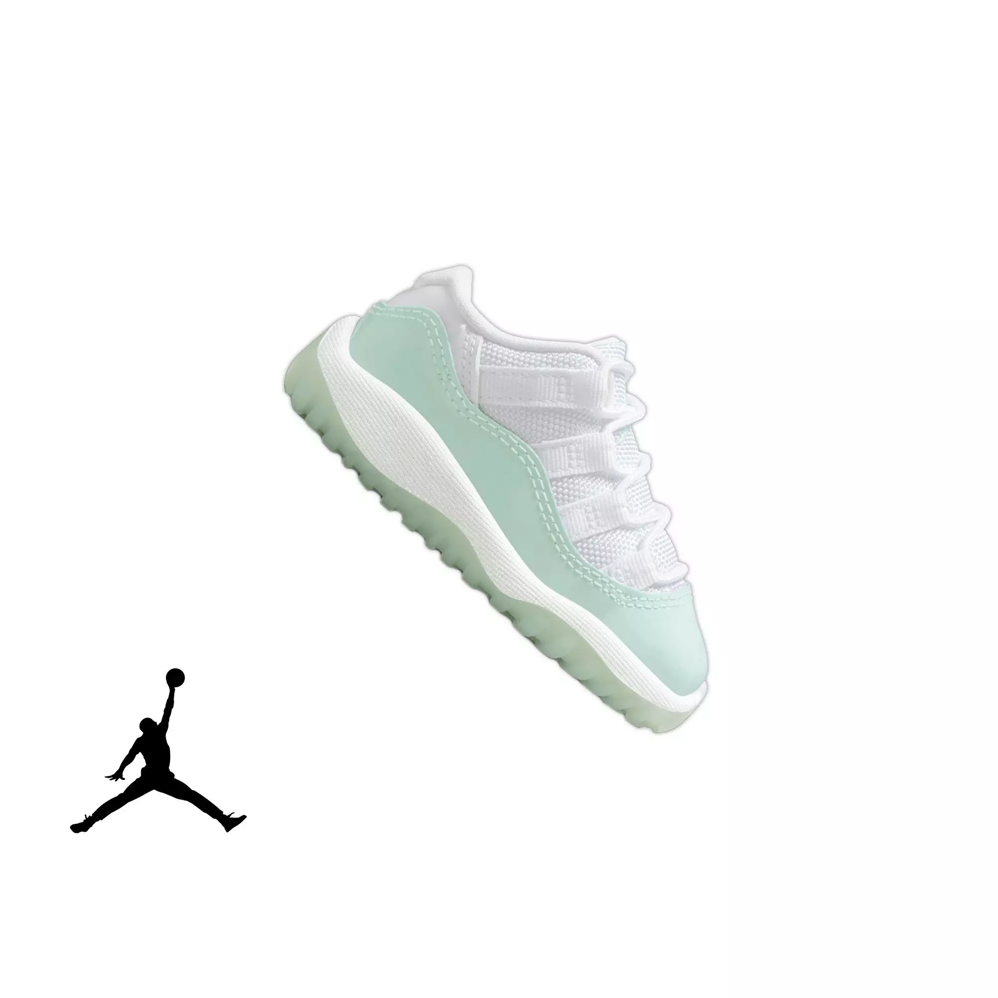 Jordan 11 Retro Low "Igloo" Toddler Girls' Shoe - WHITE/IGLOO
