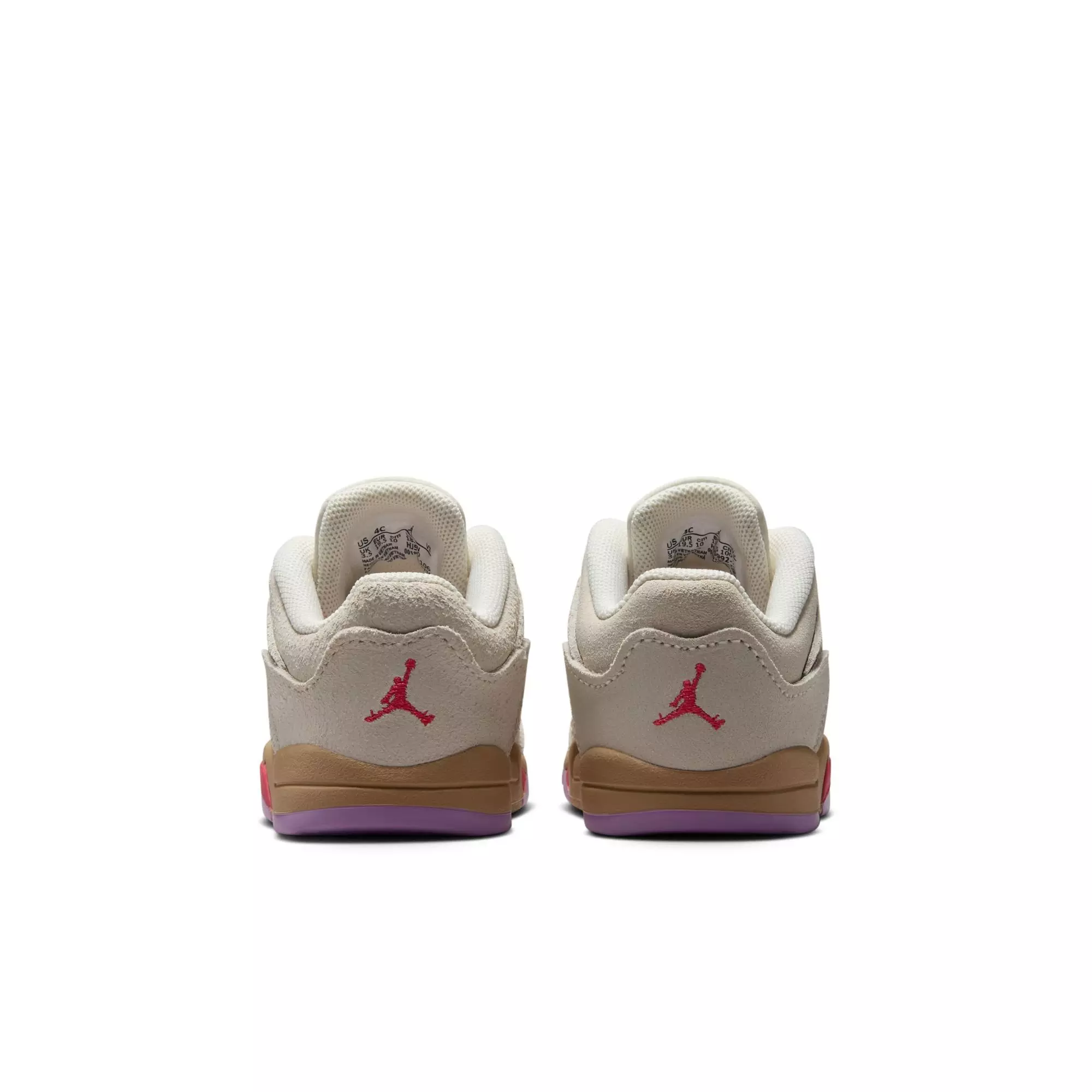 Jordan 5 Retro Low "Peanut Butter Jelly" Toddler Kids' Shoe - PALE IVORY/FUSION RED/DESERT