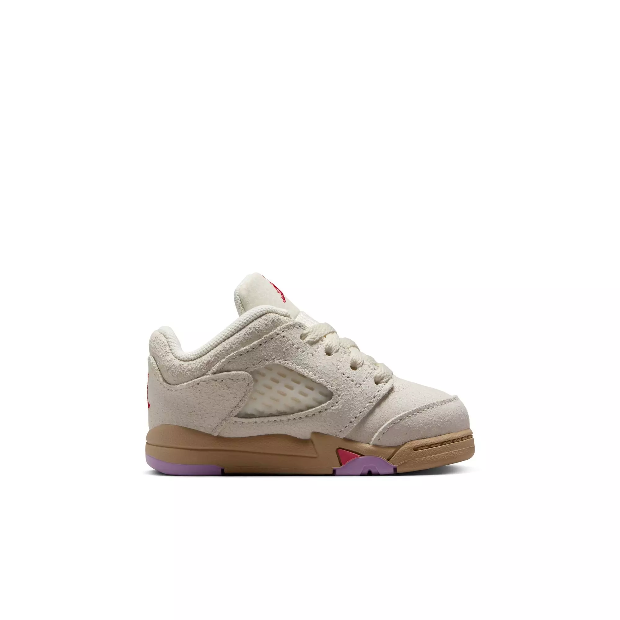 Jordan 5 Retro Low "Peanut Butter Jelly" Toddler Kids' Shoe - PALE IVORY/FUSION RED/DESERT