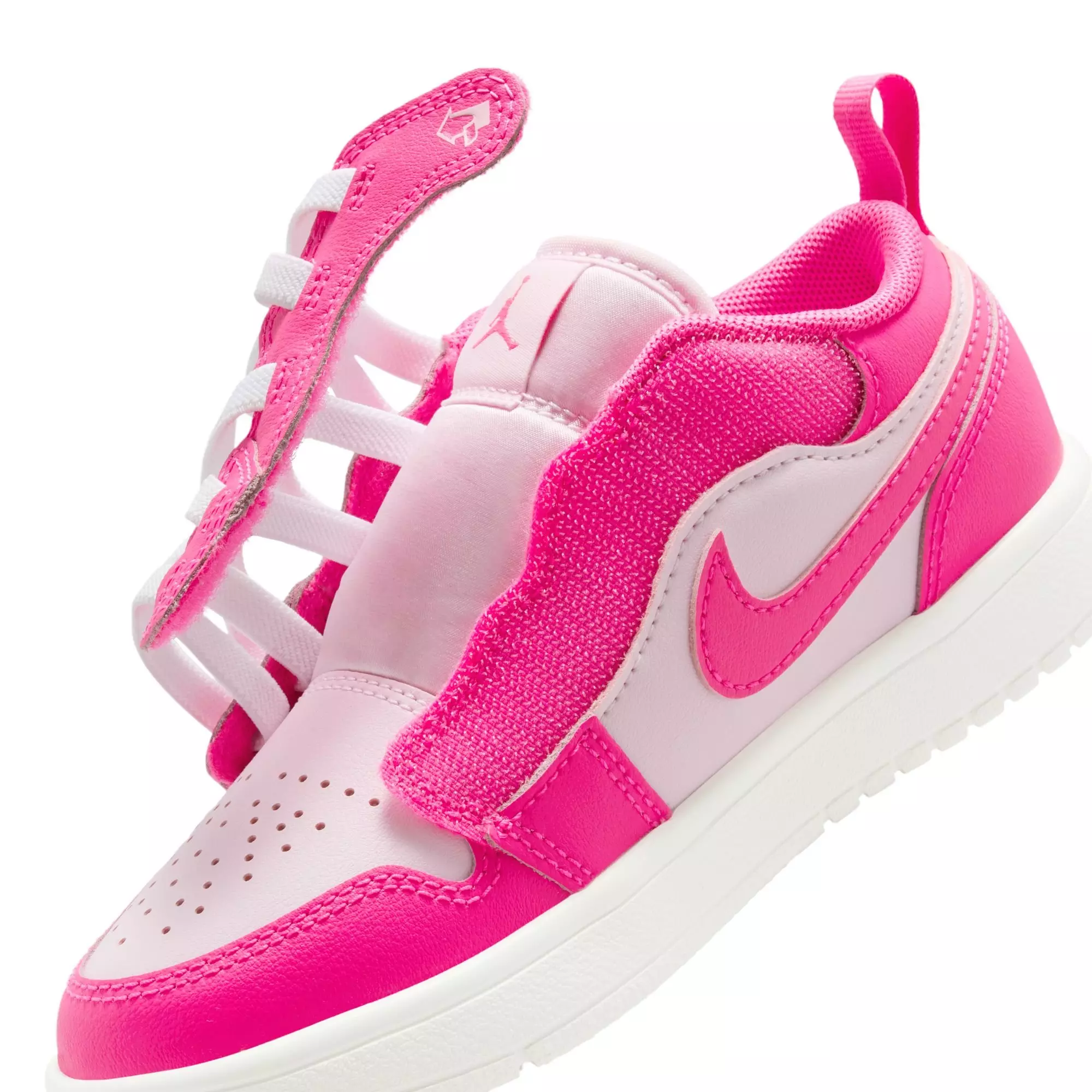 Jordan 1 Low Alt "Pink Foam/Hyper Pink/Summit White" Preschool Girls' Shoe - PINK
