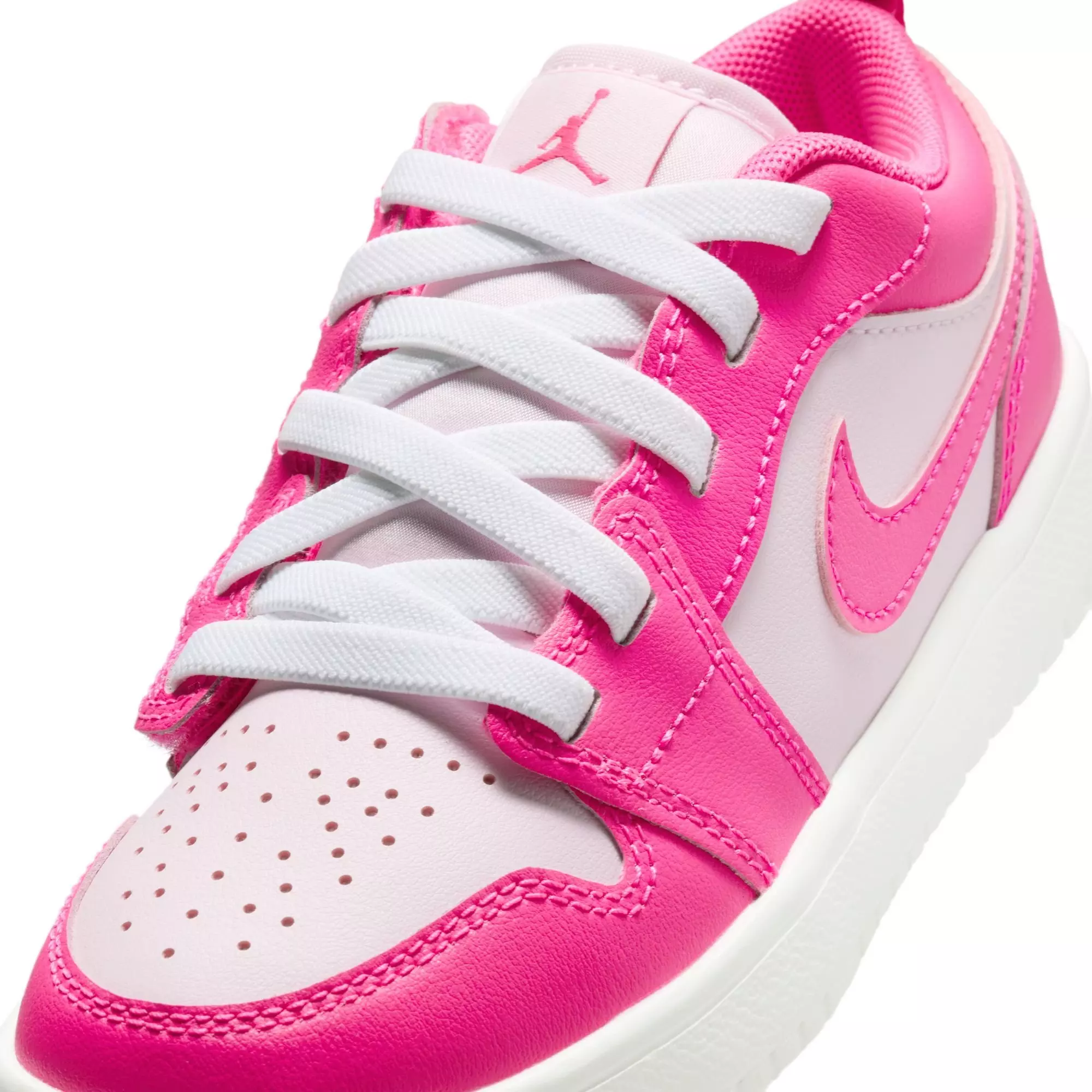 Jordan 1 Low Alt "Pink Foam/Hyper Pink/Summit White" Preschool Girls' Shoe - PINK