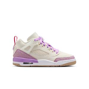 Jordan Spizike Low "Pale Ivory/Fusion Red/Rush Fuchsia" Grade School Girls' Shoe