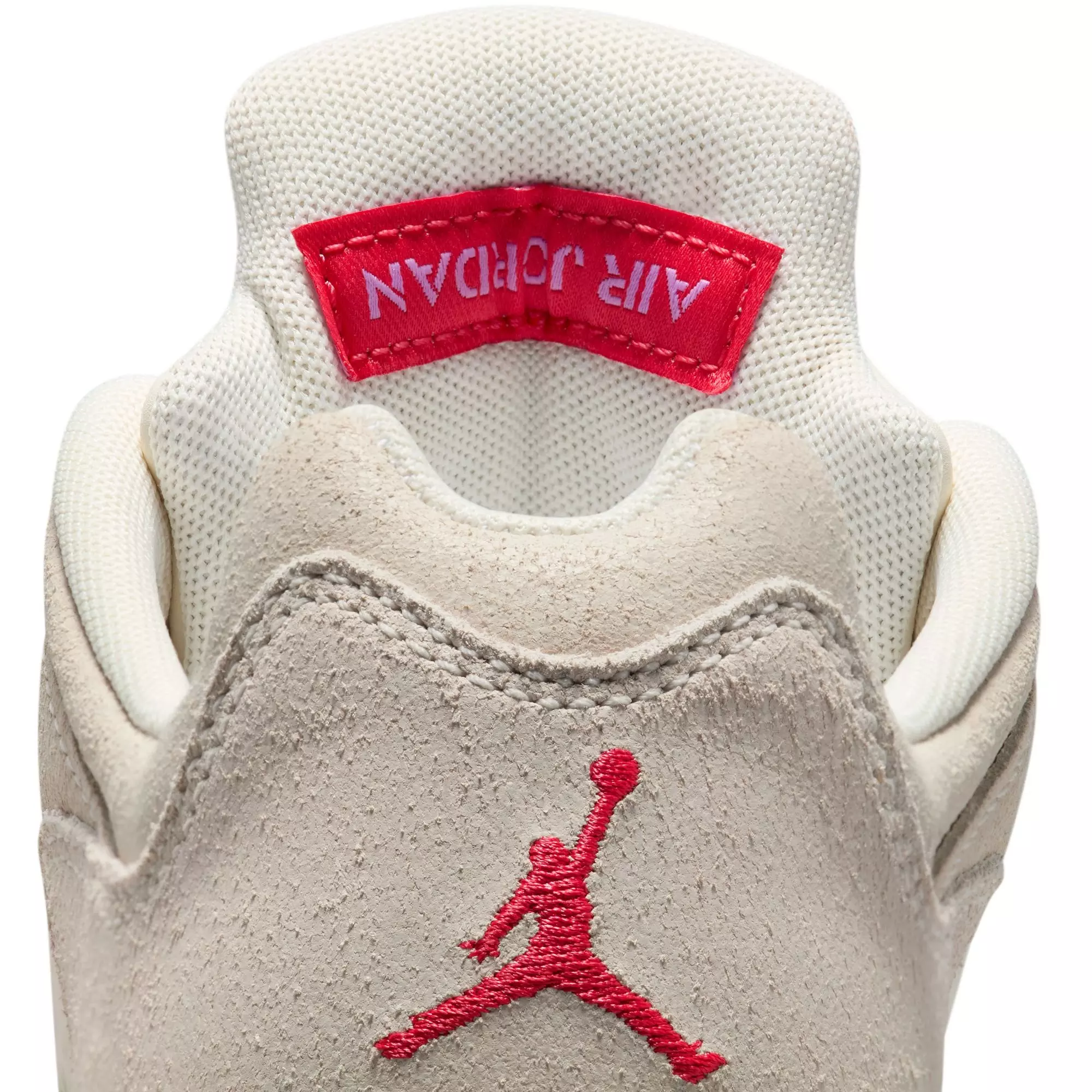 Jordan 5 Retro Low "Peanut Butter Jelly" Grade School Kids' Shoe - PALE IVORY/FUSION RED/DESERT