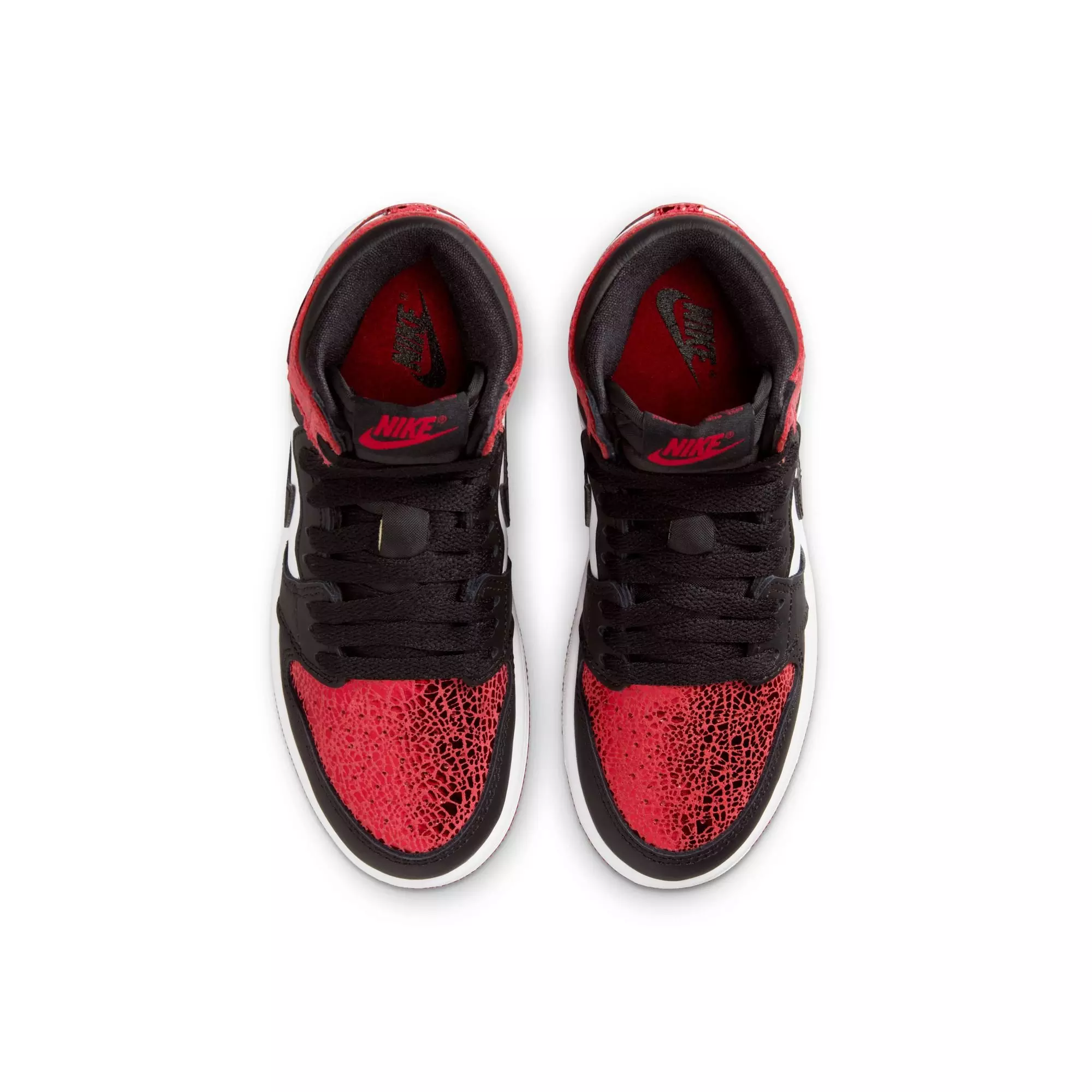 Jordan 1 Retro High OG "Varsity Red" Preschool Girl's Shoe - VARSITY RED/BLACK/WHITE