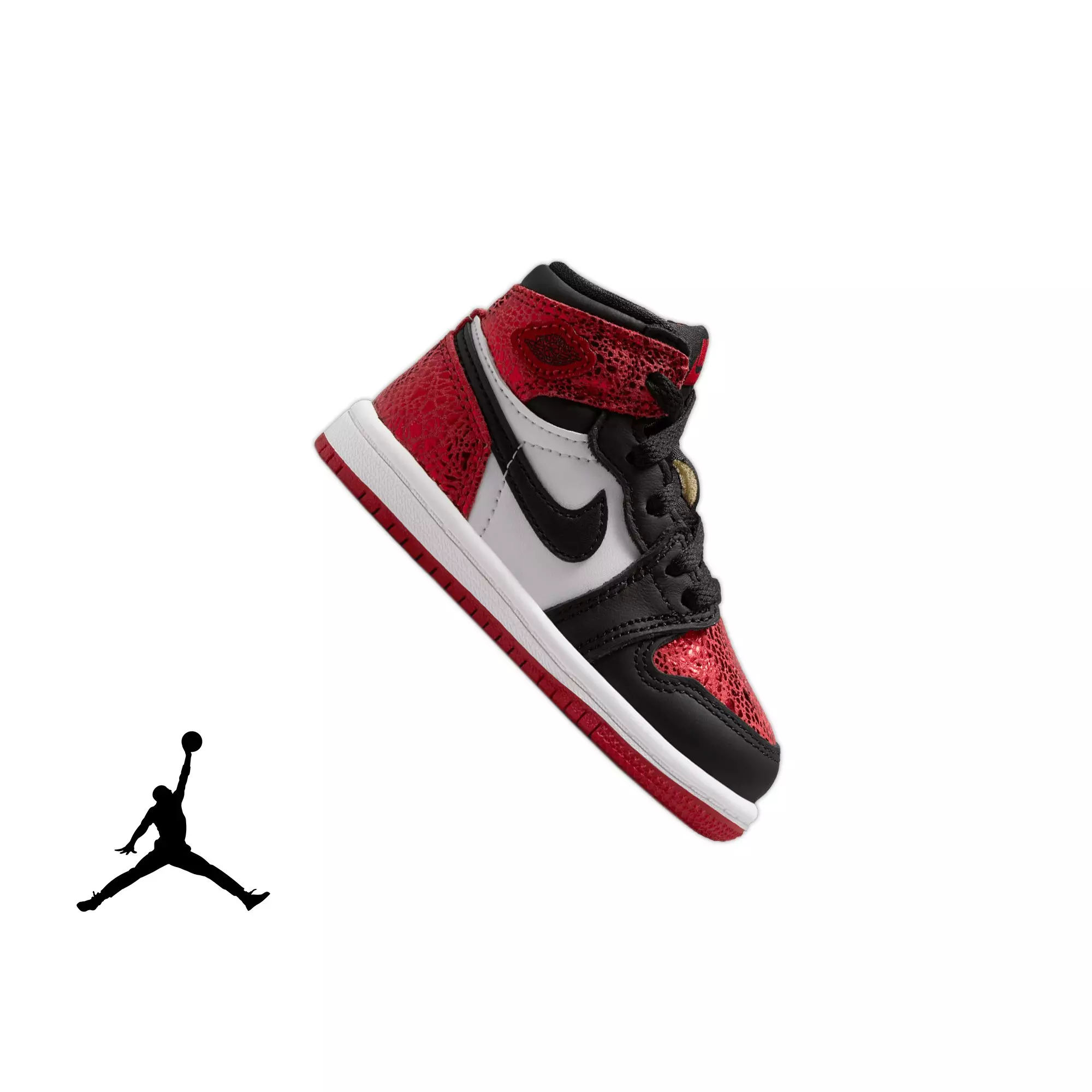 Jordan 1 Retro High OG "Varsity Red" Toddler Girl's Shoe - VARSITY RED/BLACK/WHITE