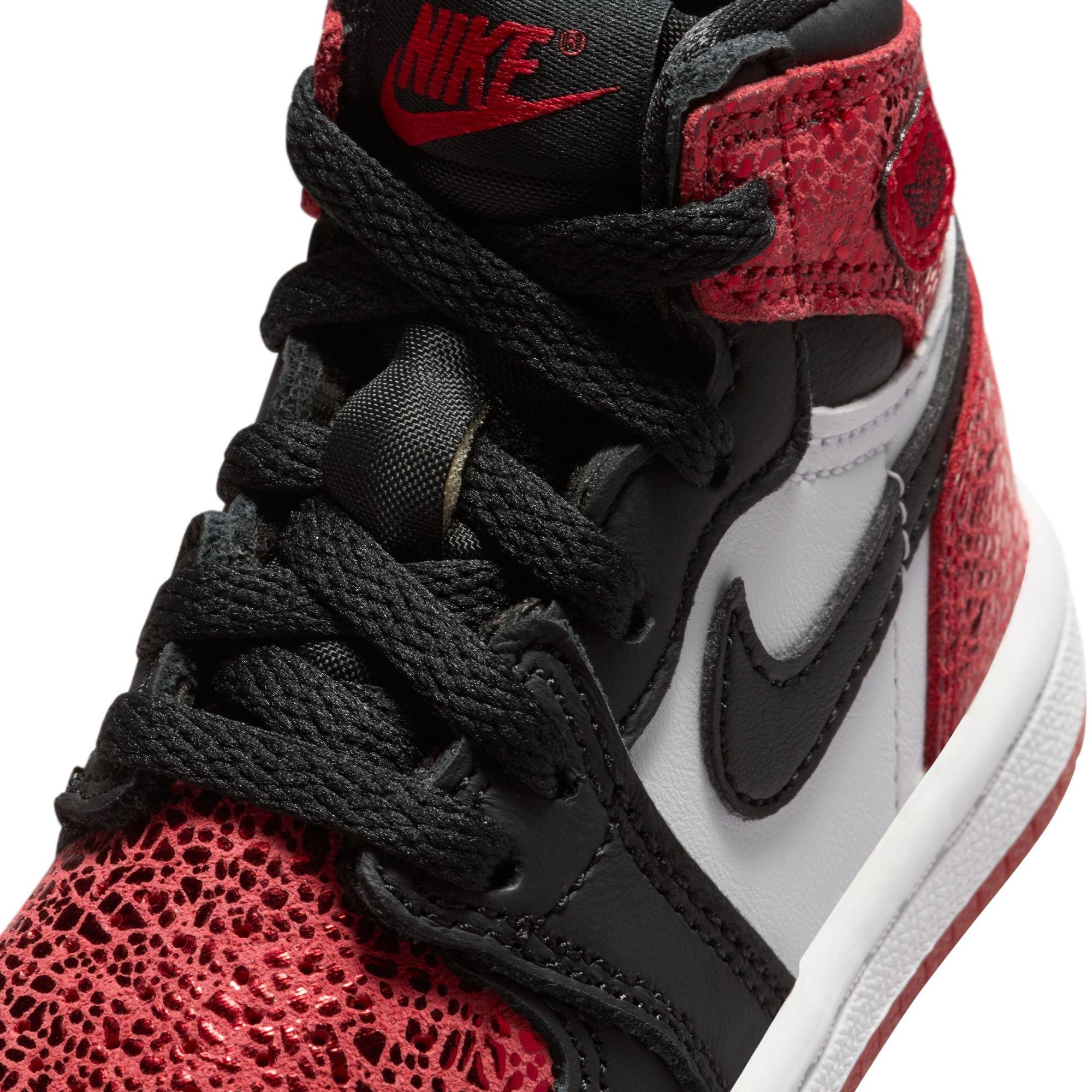 Jordan 1 Retro High OG "Varsity Red" Toddler Girl's Shoe​