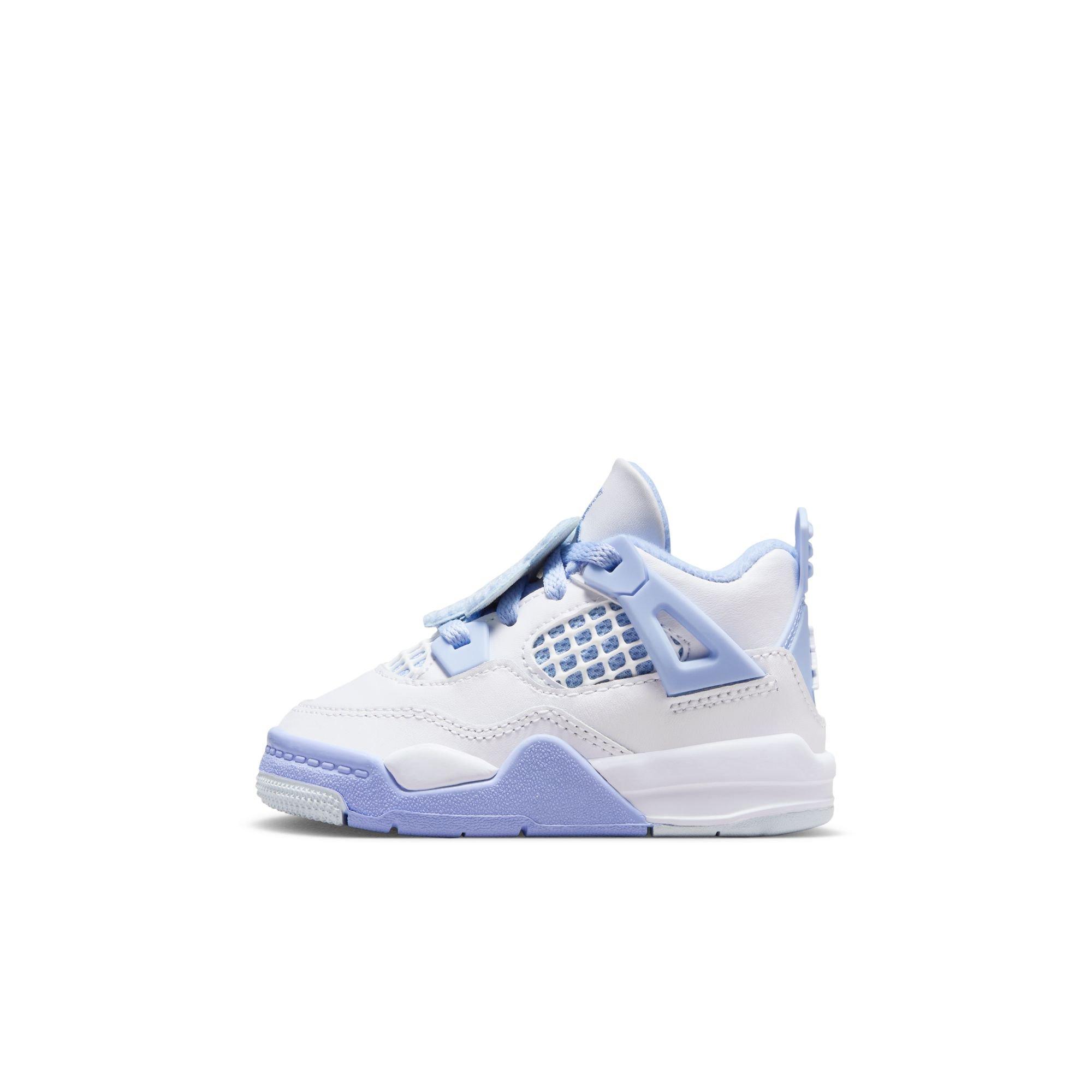 Jordan 4 Retro "Aluminum" Toddler Girls' Shoe
