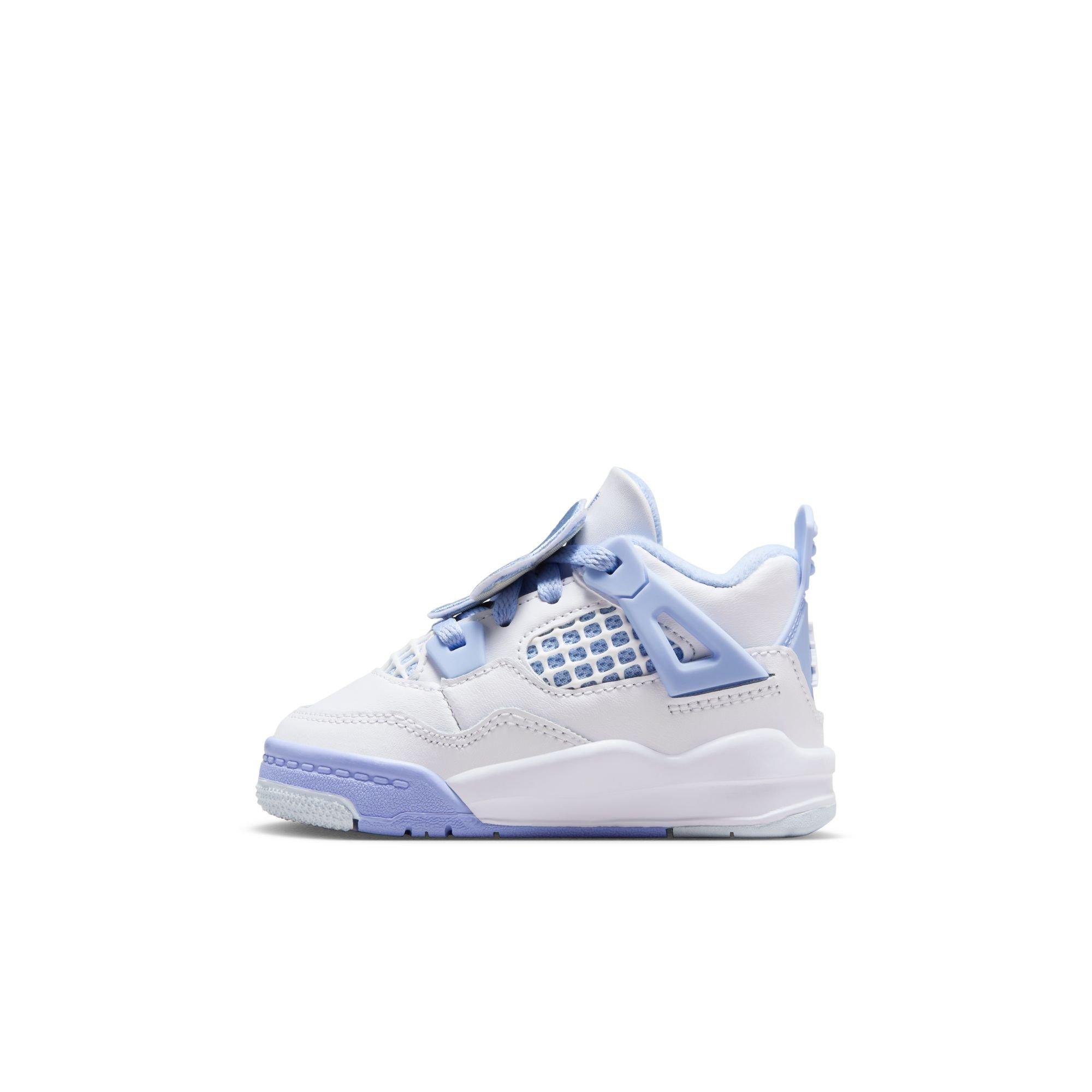 Jordan 4 Retro "Aluminum" Toddler Girls' Shoe