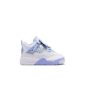 Jordan 4 Retro "Aluminum" Toddler Girls' Shoe
