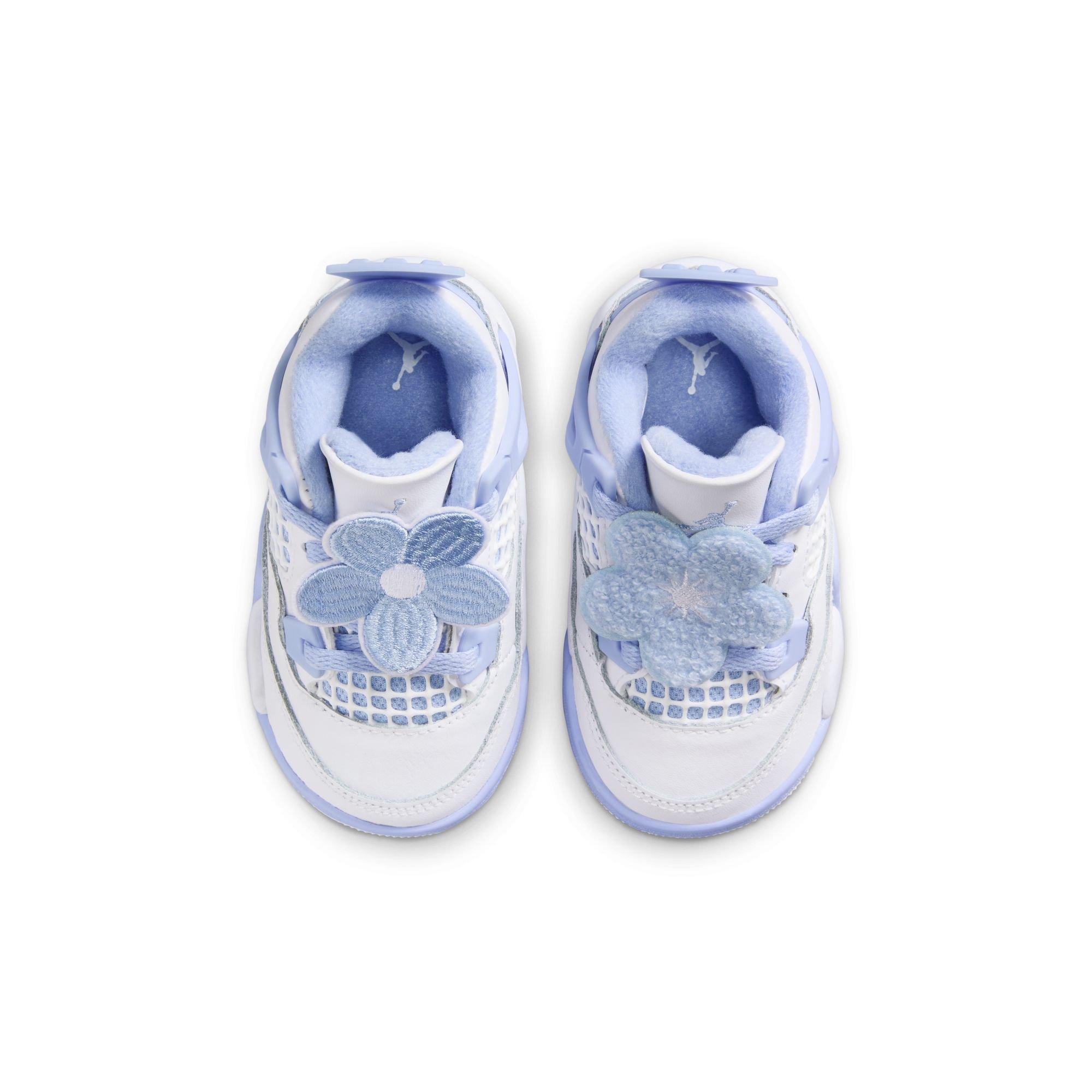 Jordan 4 Retro "Aluminum" Toddler Girls' Shoe