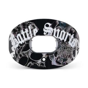 Battle Sports Oxygen Chrome Skulls Football Mouthguard
