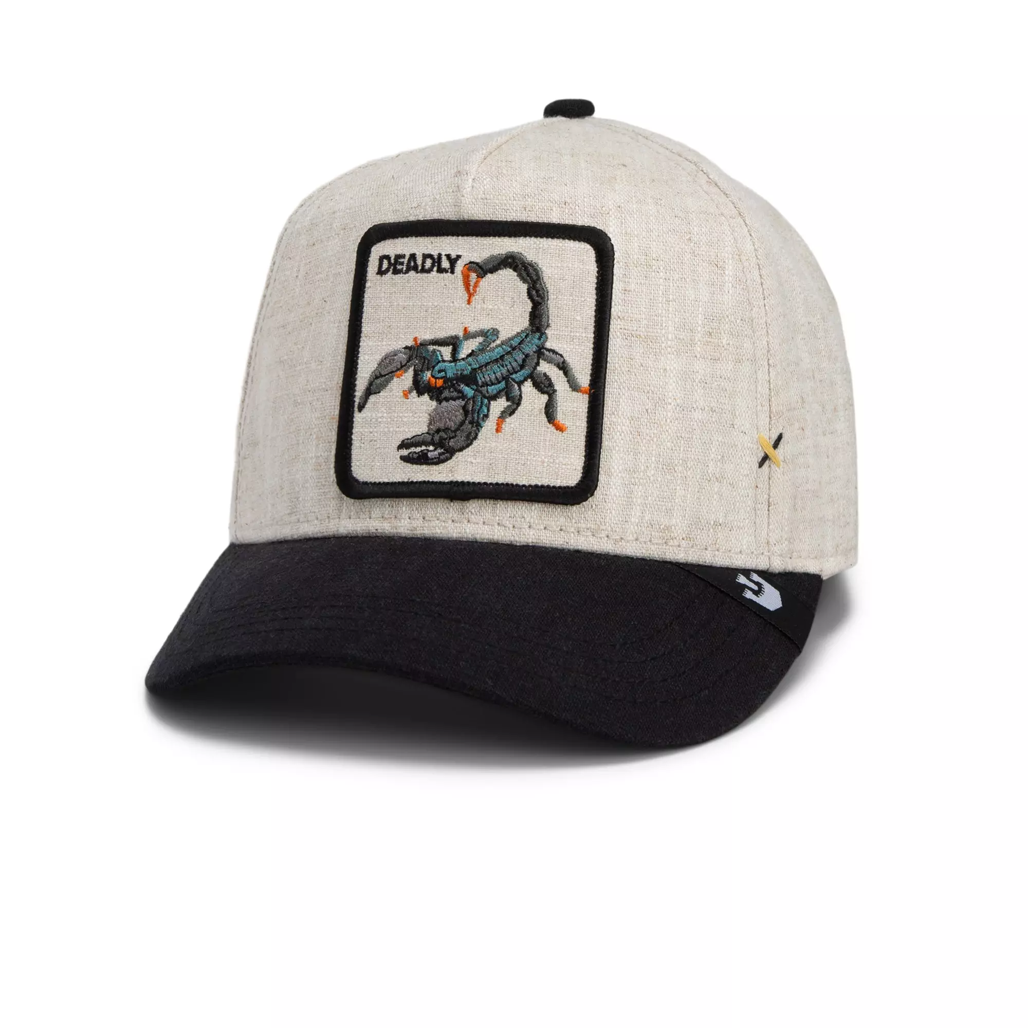 Goorin Bros Lethal Scorpion Trucker Snapback-Cream/Black - CREAM