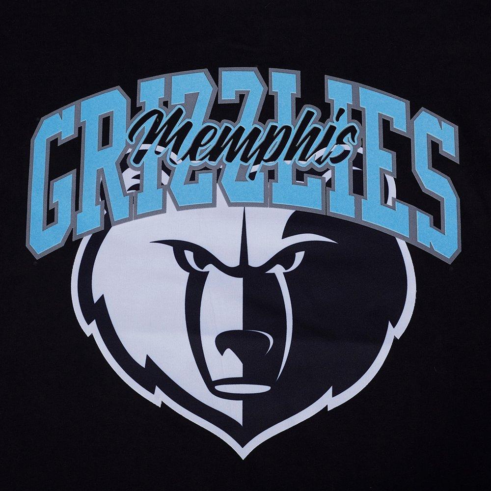 Pro Standard Men's Memphis Grizzlies 2025 Knockout Drop Shoulder Short Sleeve Tee-Black - BLACK Thumbnail View 5
