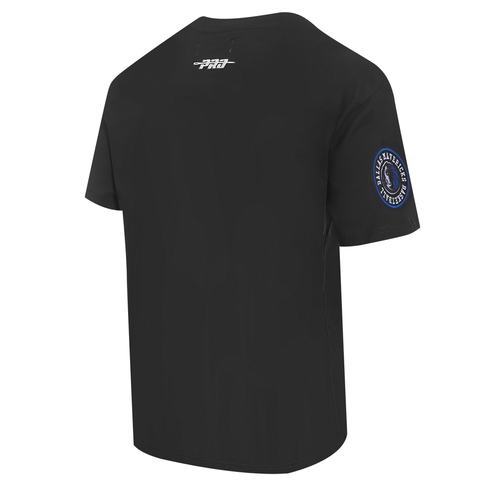 Pro Standard Men's Dallas Mavericks 2025 Knockout Drop Shoulder Short Sleeve Tee-Black - BLACK Thumbnail View 4