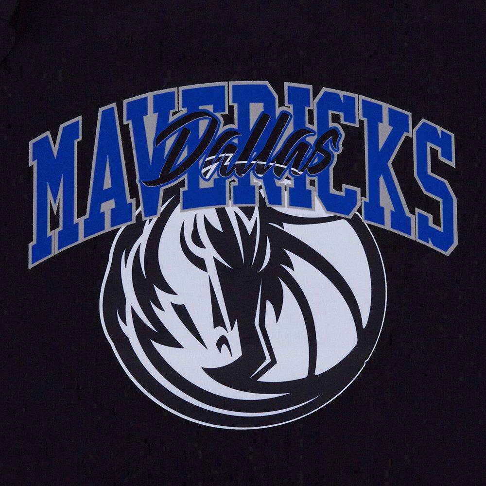Pro Standard Men's Dallas Mavericks 2025 Knockout Drop Shoulder Short Sleeve Tee-Black - BLACK Thumbnail View 5