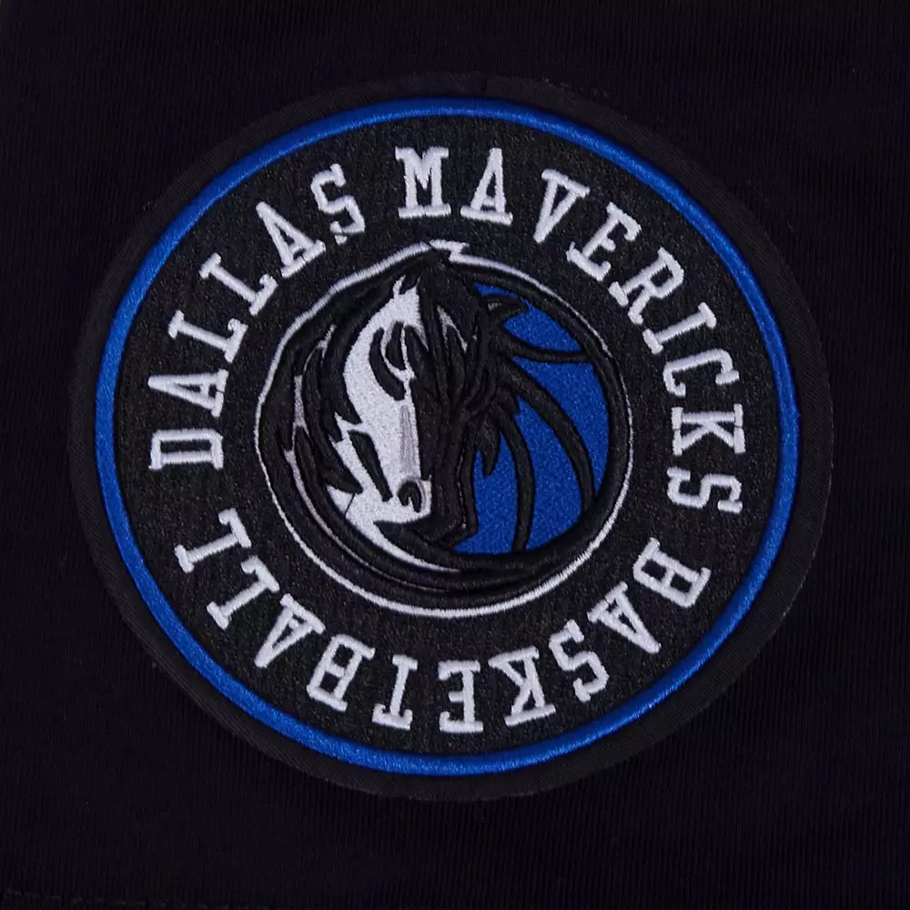 Pro Standard Men's Dallas Mavericks 2025 Knockout Drop Shoulder Short Sleeve Tee-Black - BLACK