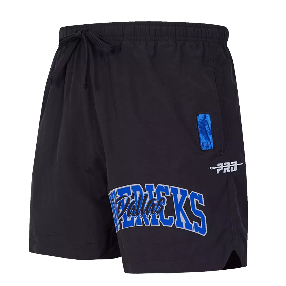 Pro Standard Dallas Mavericks Knock Out Long Sleeve Shirt-Black - BLACK