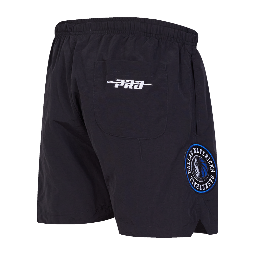 Pro Standard Dallas Mavericks Knock Out Long Sleeve Shirt-Black - BLACK Thumbnail View 4