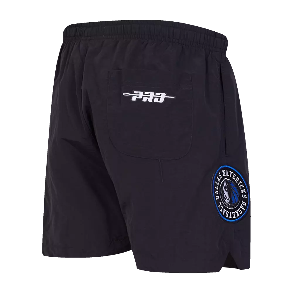 Pro Standard Dallas Mavericks Knock Out Long Sleeve Shirt-Black - BLACK