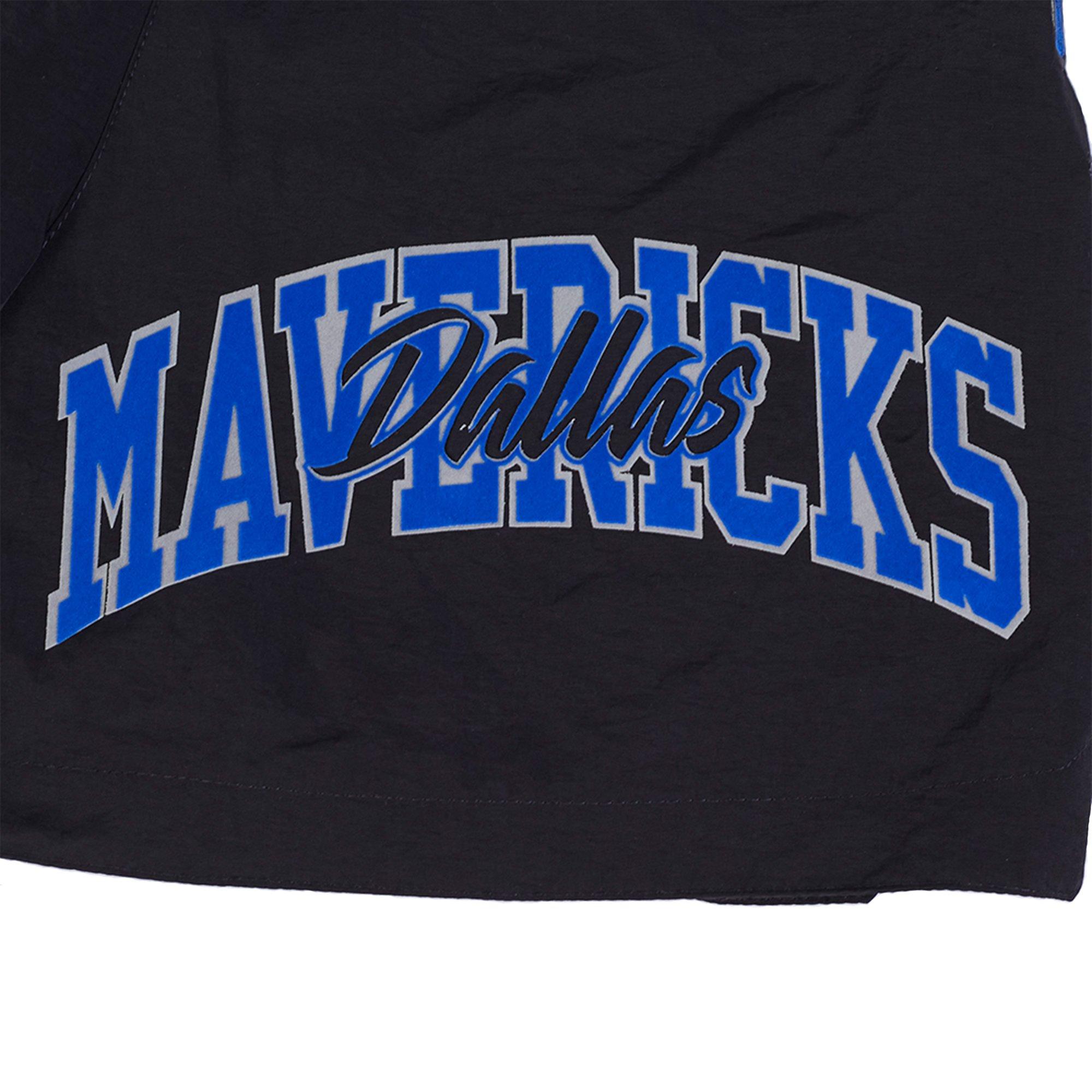 Pro Standard Dallas Mavericks Knock Out Long Sleeve Shirt-Black - BLACK Thumbnail View 5