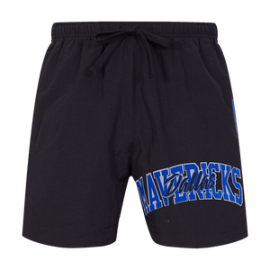 Pro Standard Dallas Mavericks Knock Out Long Sleeve Shirt-Black