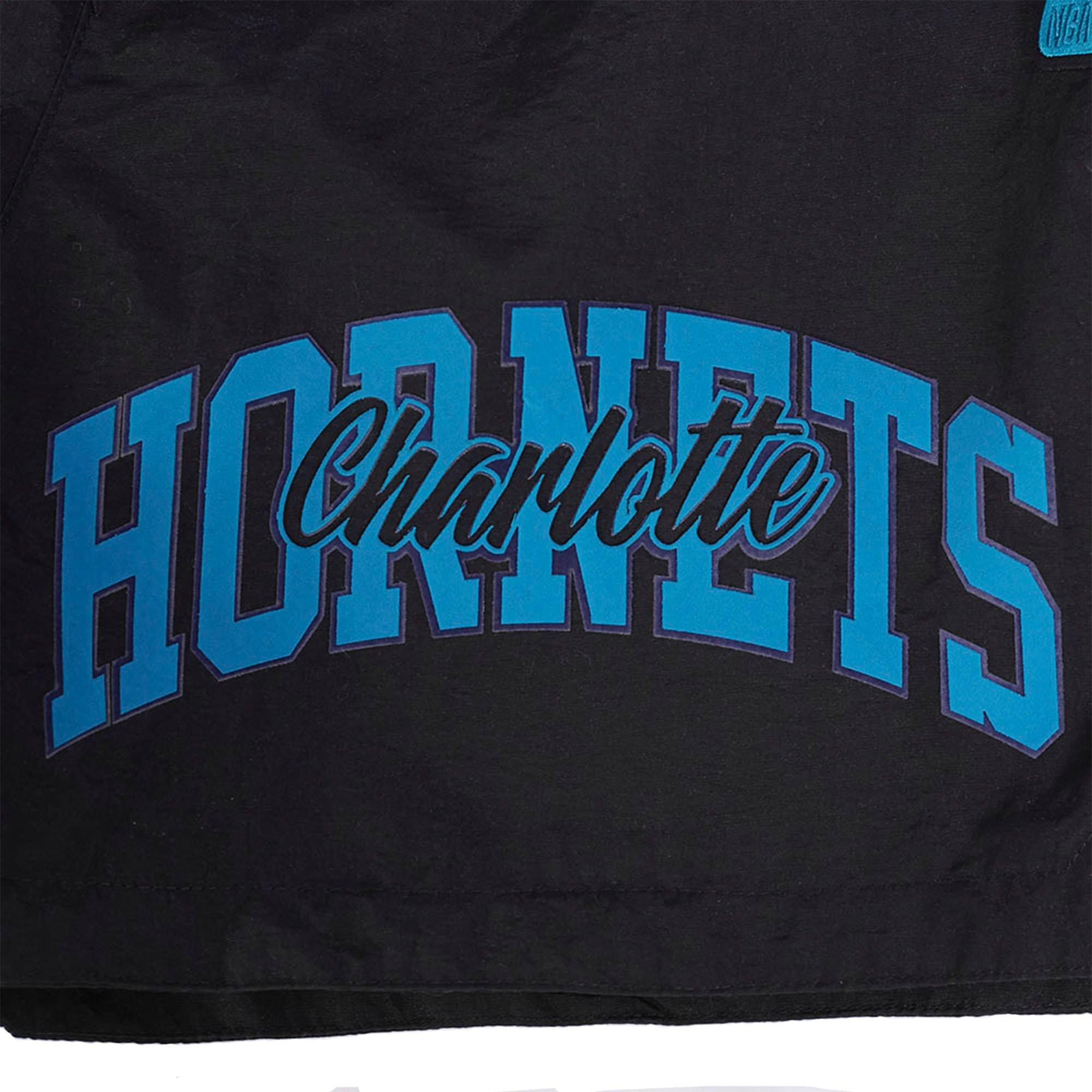 Pro Standard Charlotte Hornets Knock Out Long Sleeve Shirt-Black - BLACK Thumbnail View 5
