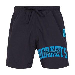Pro Standard Charlotte Hornets Knock Out Long Sleeve Shirt-Black