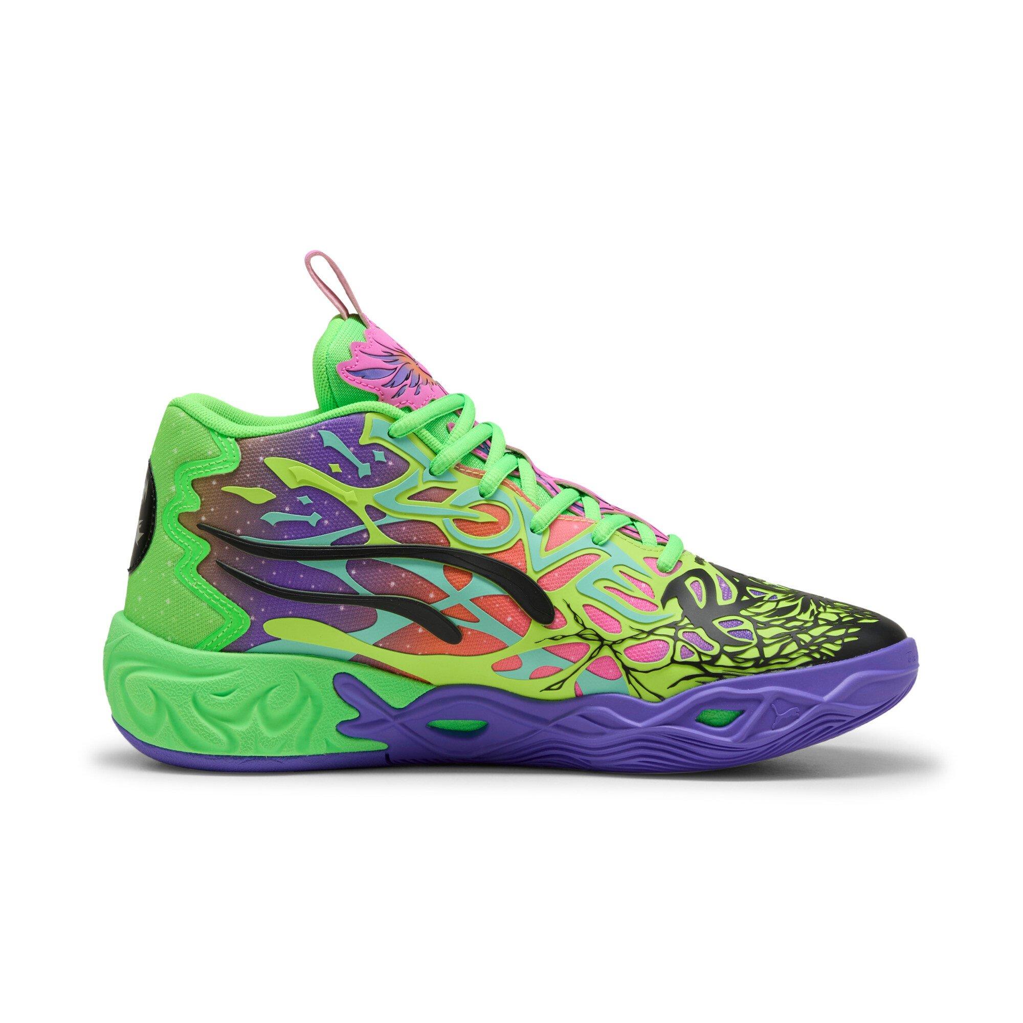 PUMA x Lamelo Ball MB.04 "Be You" Men's Basketball Shoe - GREEN Thumbnail View 2