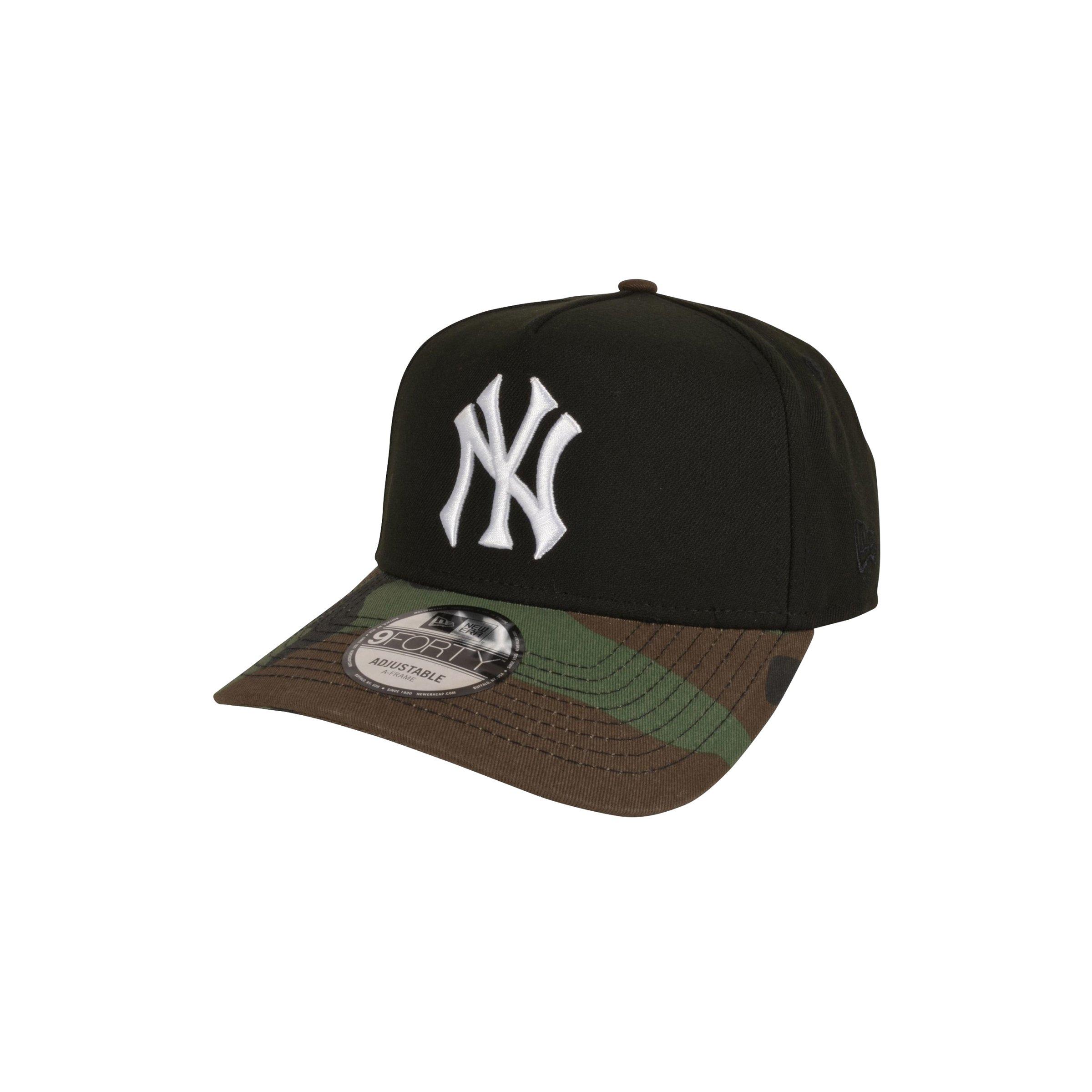 New Era New York Yankees 9FORTY A-Frame Camo Bill Snapback