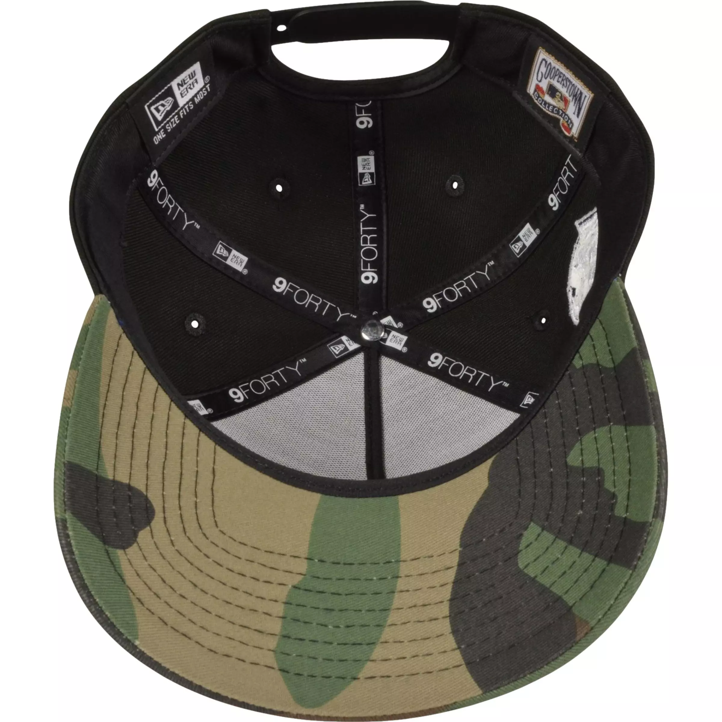 New Era Cincinnati Reds 9FORTY A-Frame Camo Bill Snapback Hat-Black/Camo - BLACK/CAMO