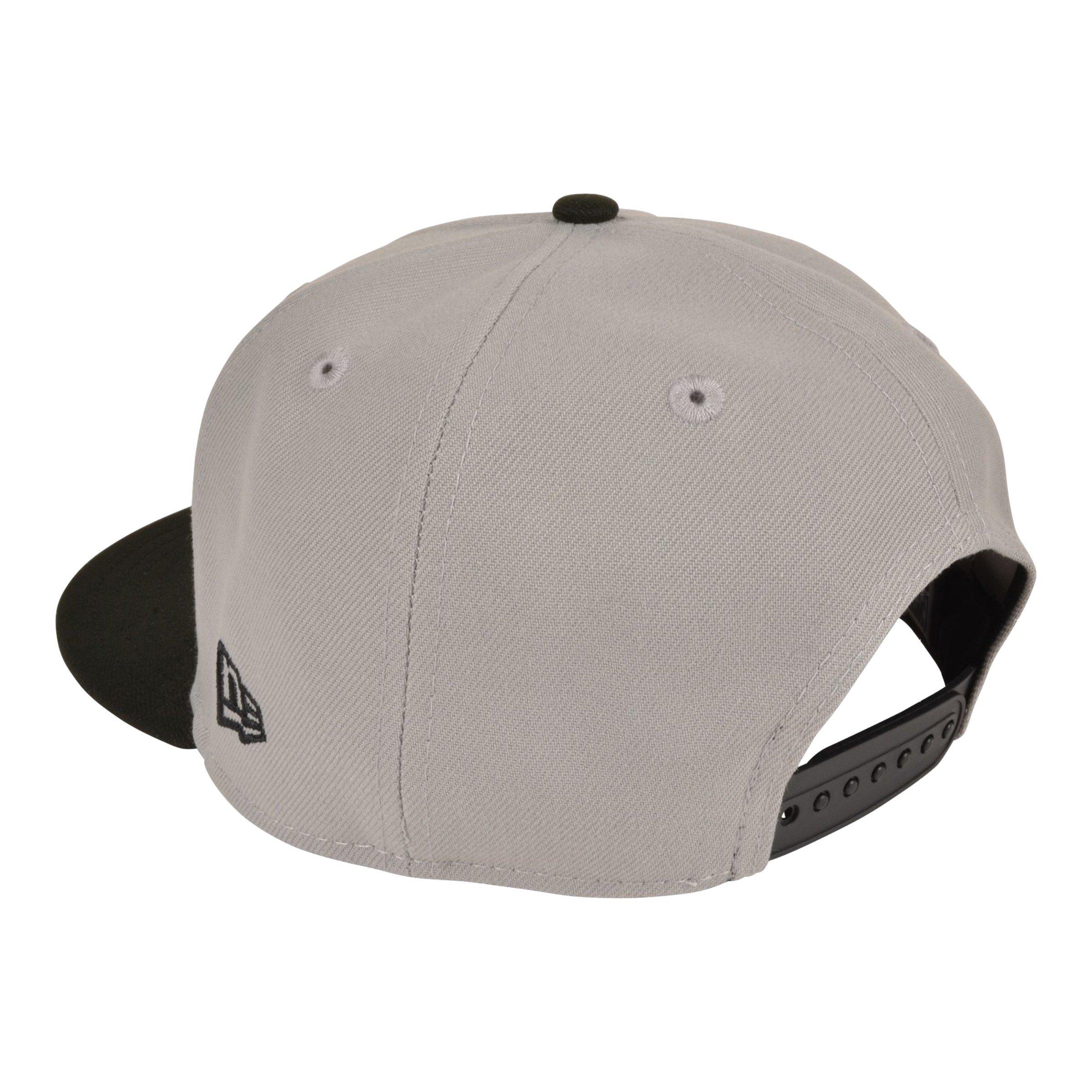 Men's New Era Chicago White Sox 9FIFTY Grey Everyday Snapback Hat-Grey/Black