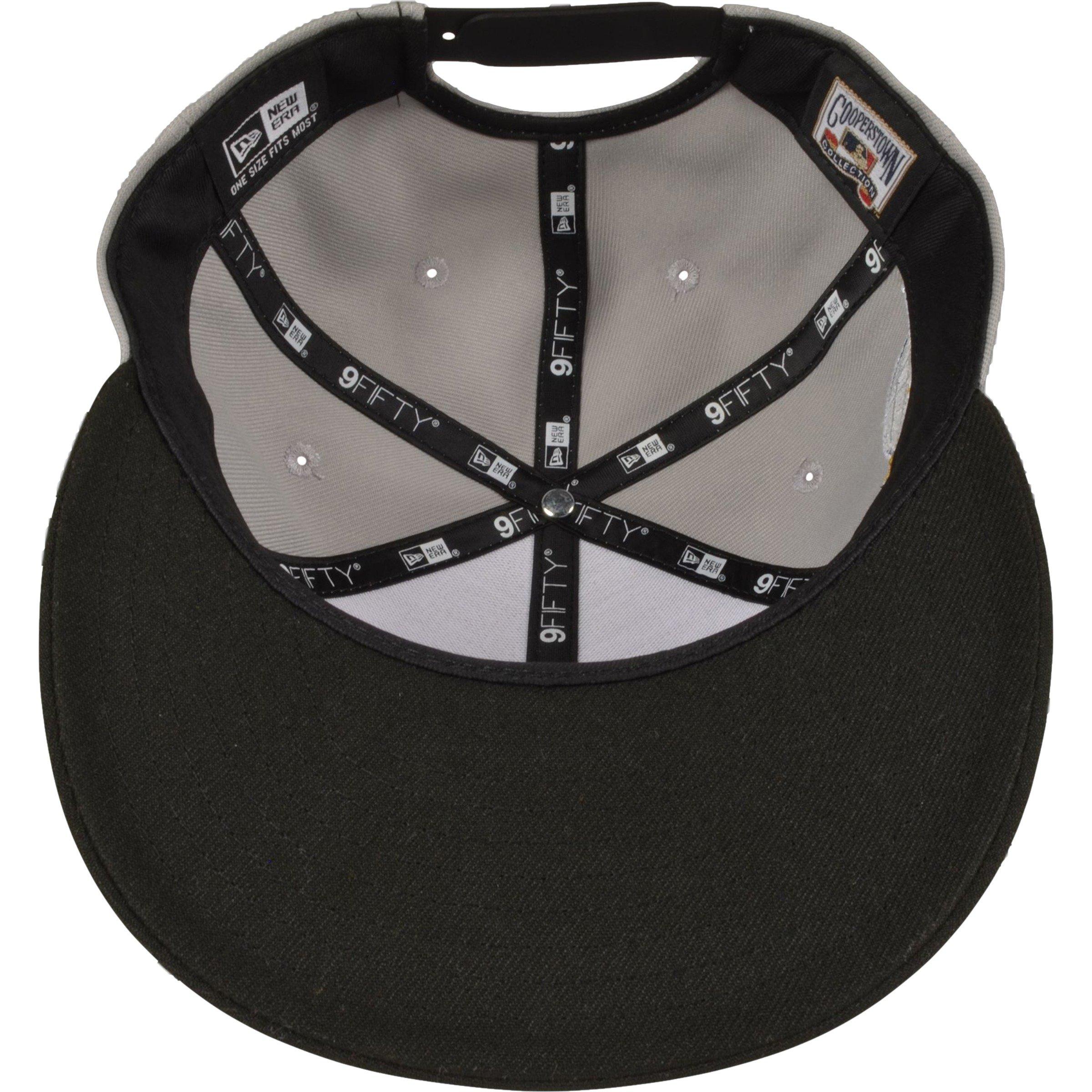 Men's New Era Chicago White Sox 9FIFTY Grey Everyday Snapback Hat-Grey/Black