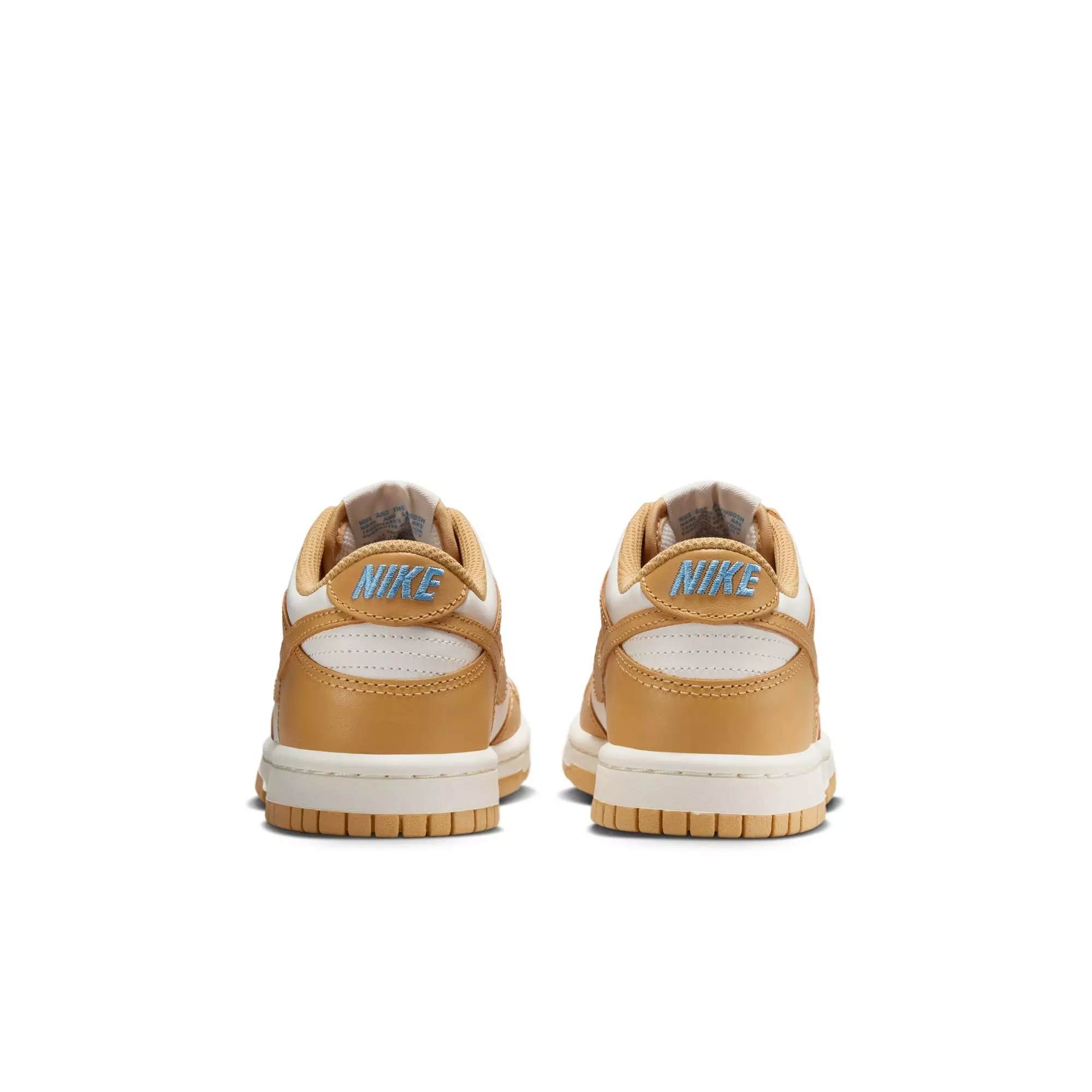 Nike Dunk Low "Honeycomb/Sail/University Blue" Grade School Girls' Shoe - BEIGE/BLUE