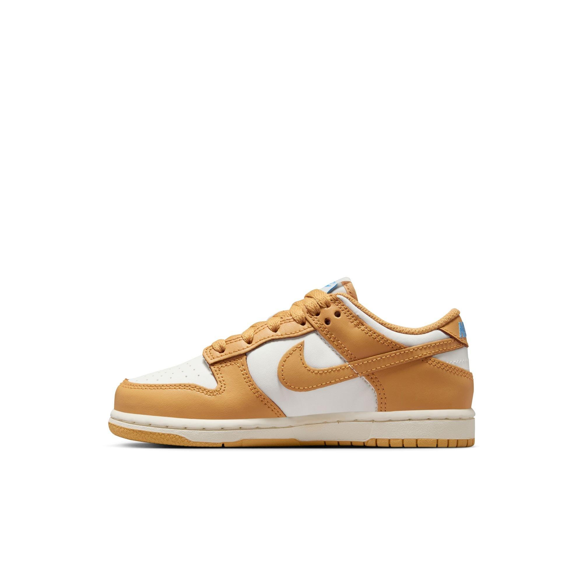 Nike Dunk Low Preschool Girls' "Honeycomb/Sail/University Blue" Shoe