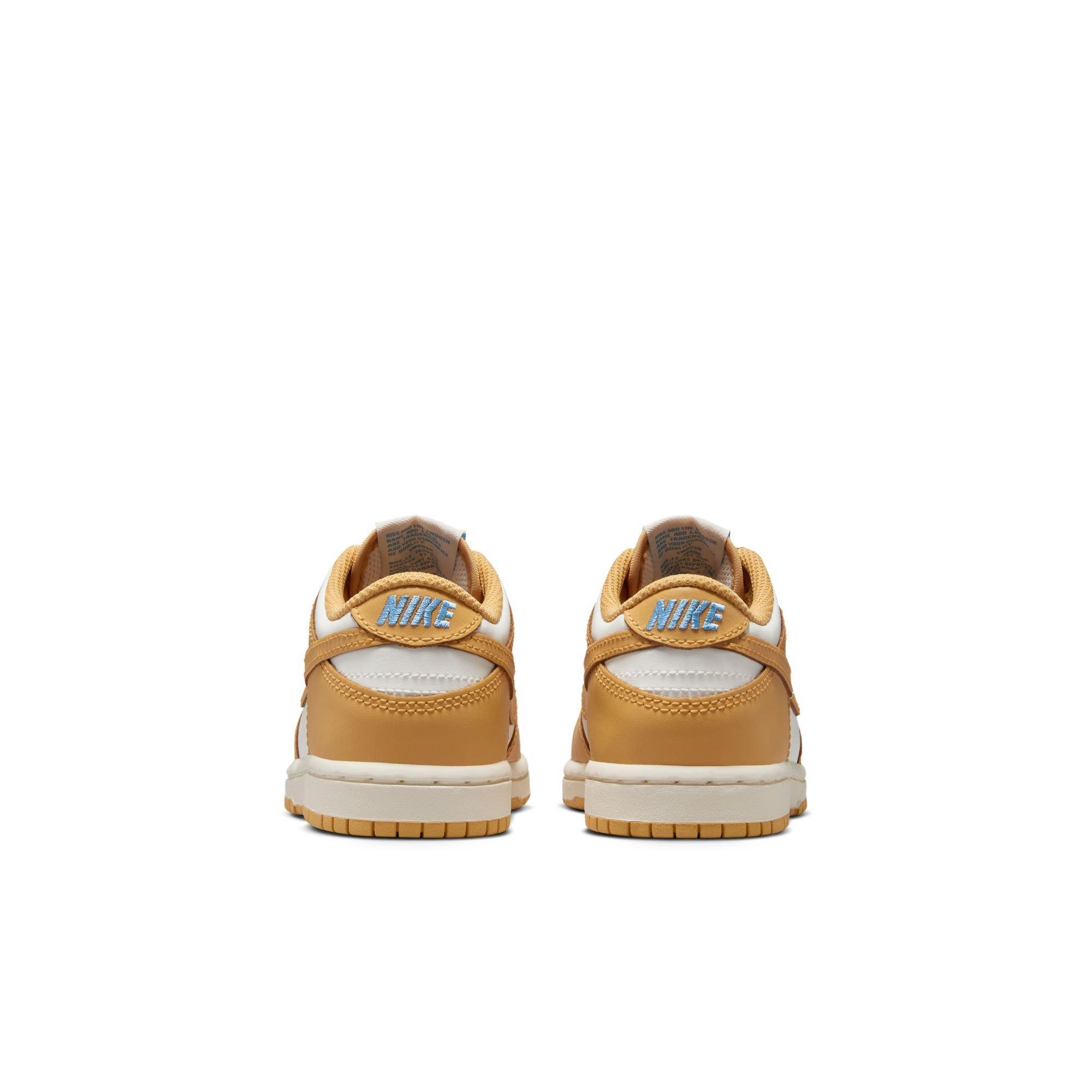 Nike Dunk Low Preschool Girls' "Honeycomb/Sail/University Blue" Shoe