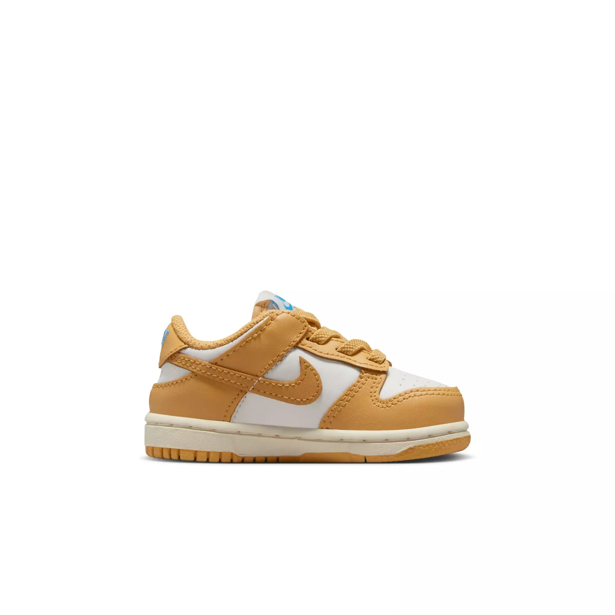 Nike Dunk Low "Honeycomb/Sail/University Blue" Toddler Girls' Shoe - BEIGE/BLUE