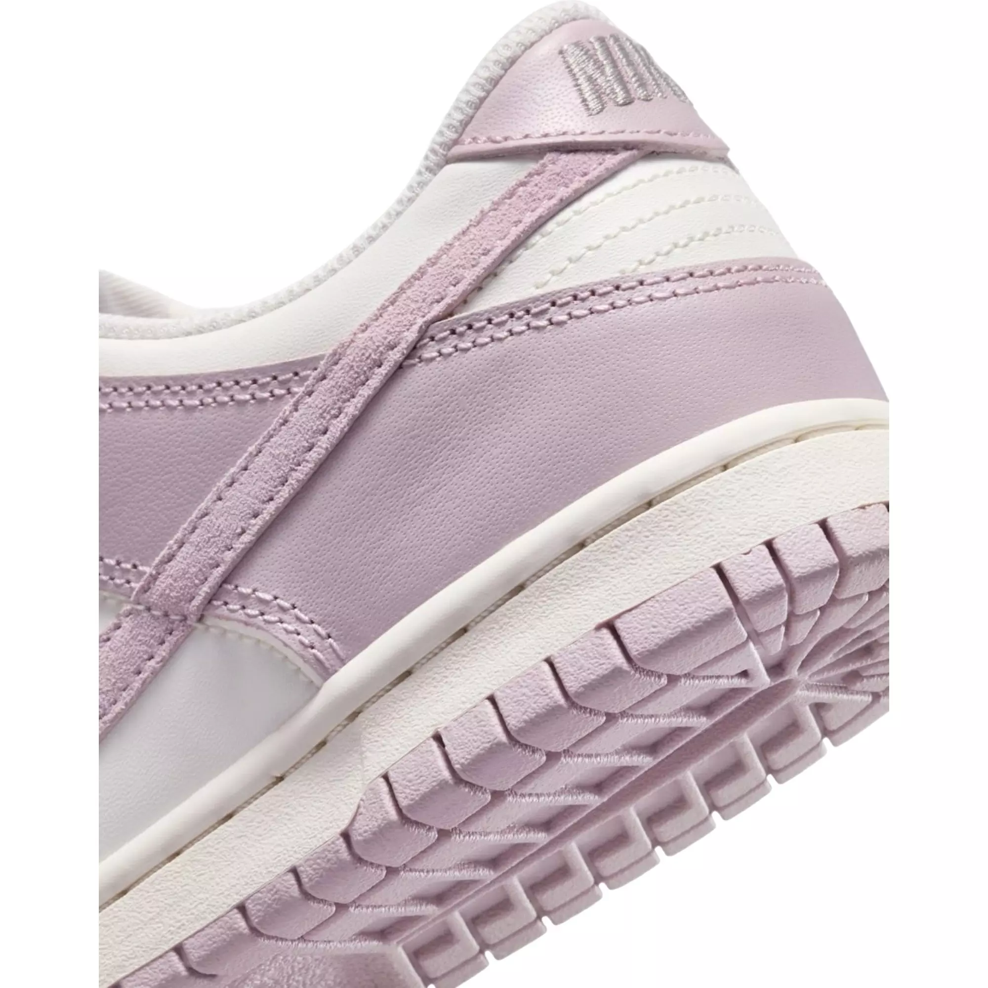 Nike Dunk Low "Sail/Enigma Stone/Particle Rose" Grade School Girls' Shoe - PINK/WHITE