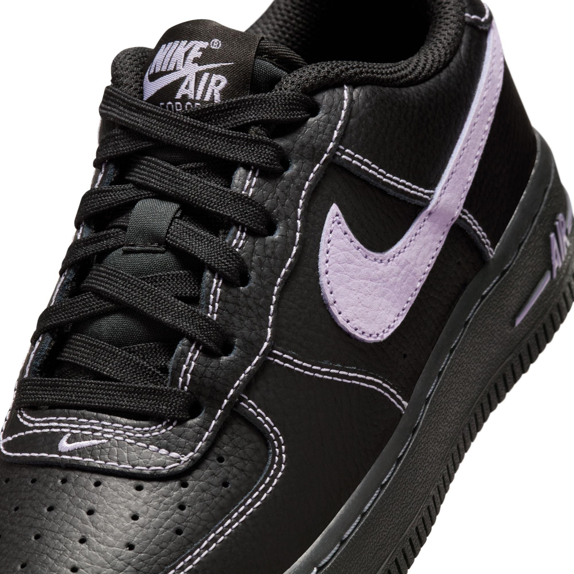 Nike Air Force 1 LV8 Grade School Girls' "Black/Hyndrangeas" Shoe