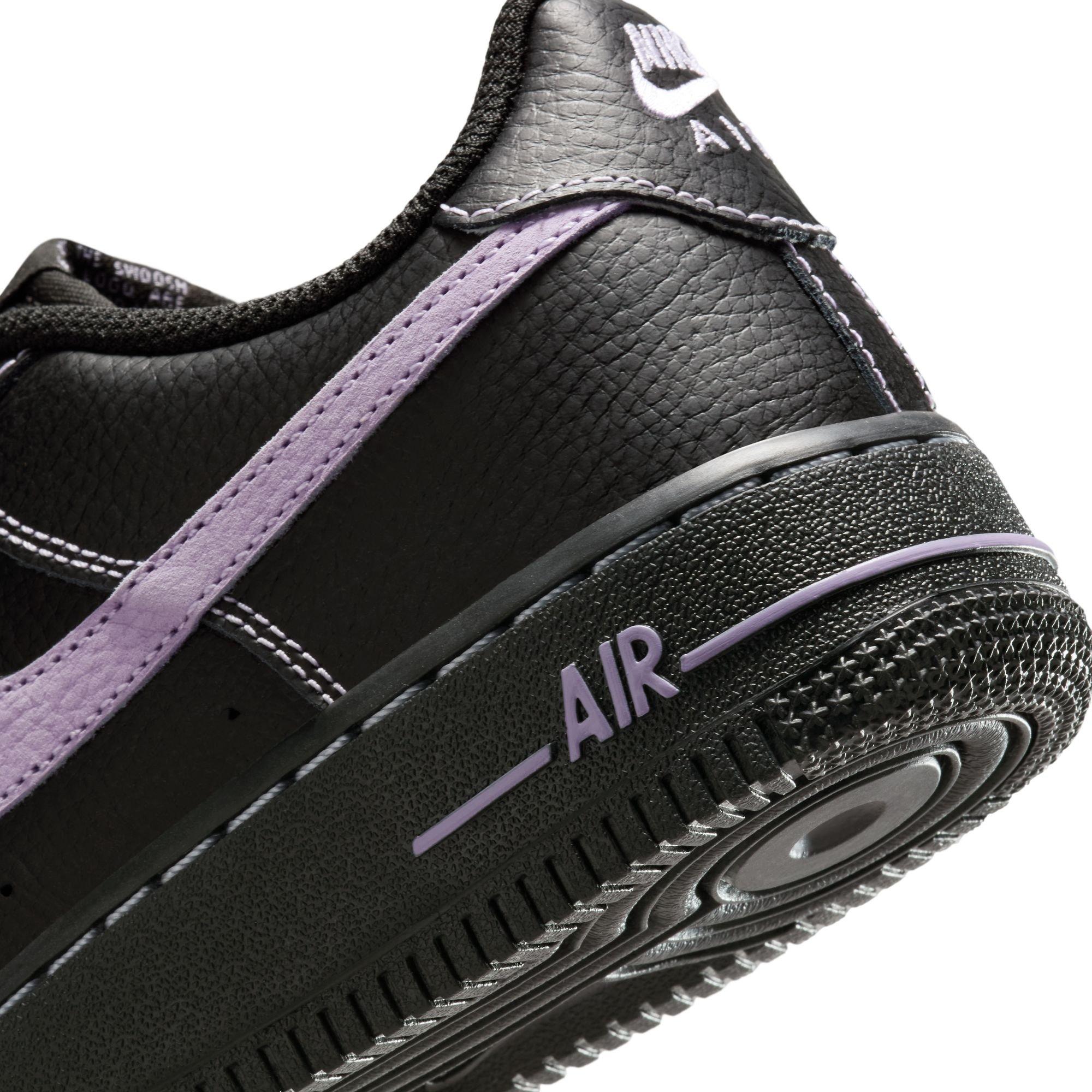 Nike Air Force 1 LV8 Grade School Girls' "Black/Hyndrangeas" Shoe